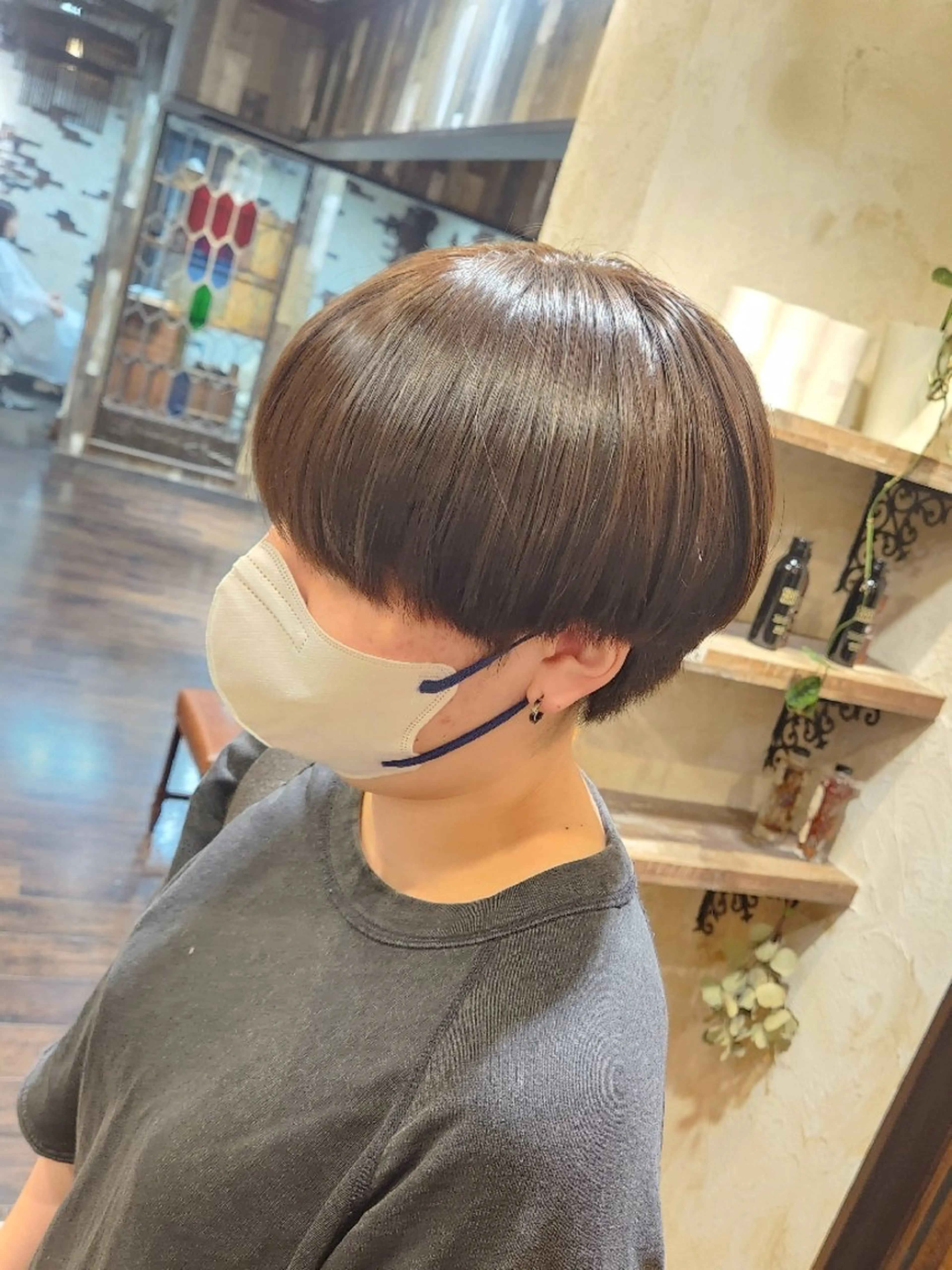 カラー Calbari 鎌田美歩のヘアスタイル