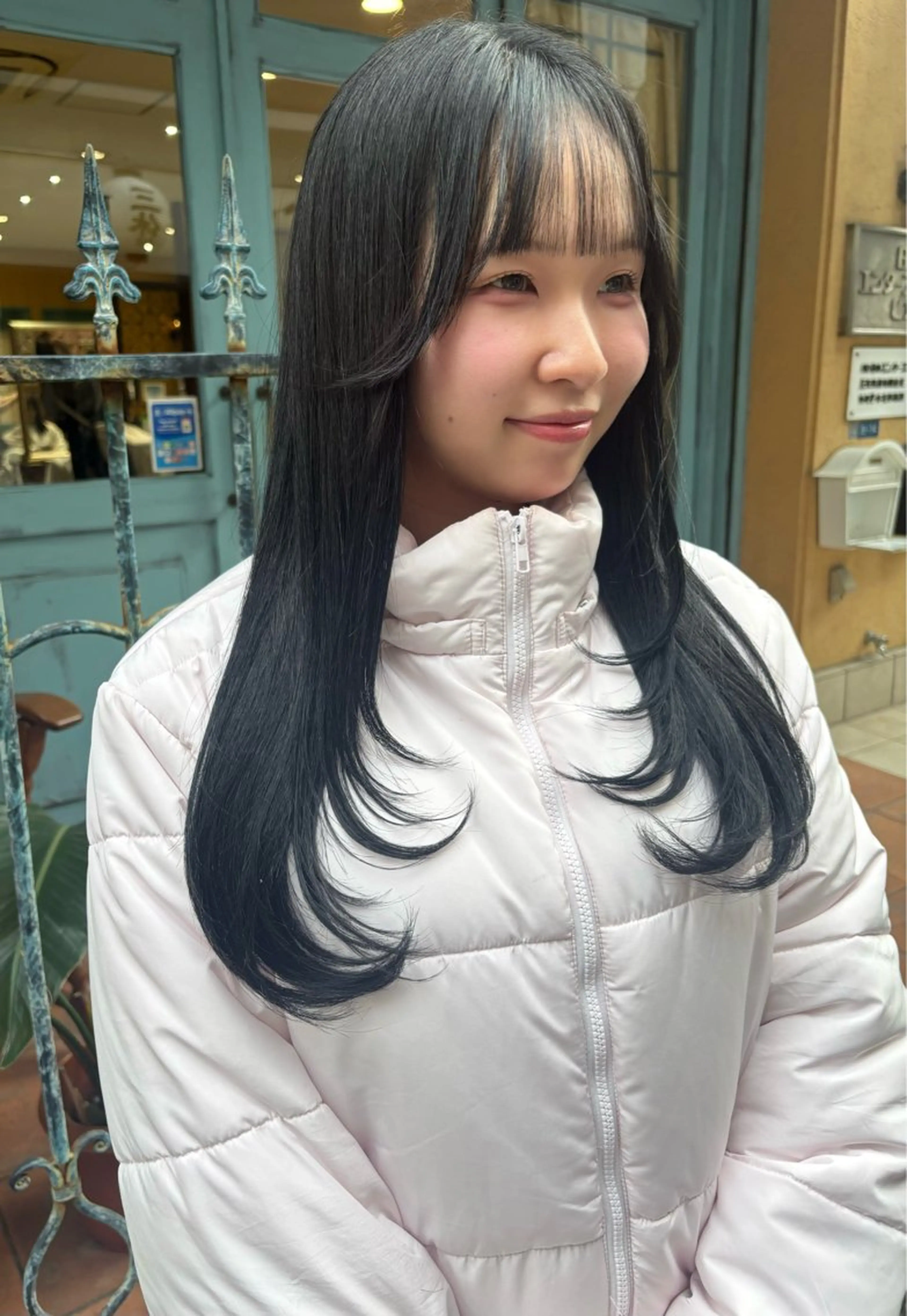 ロング カット ヘアカラー トリートメント なぎさ 🎀  / 透明感カラー/心斎橋のヘアスタイル