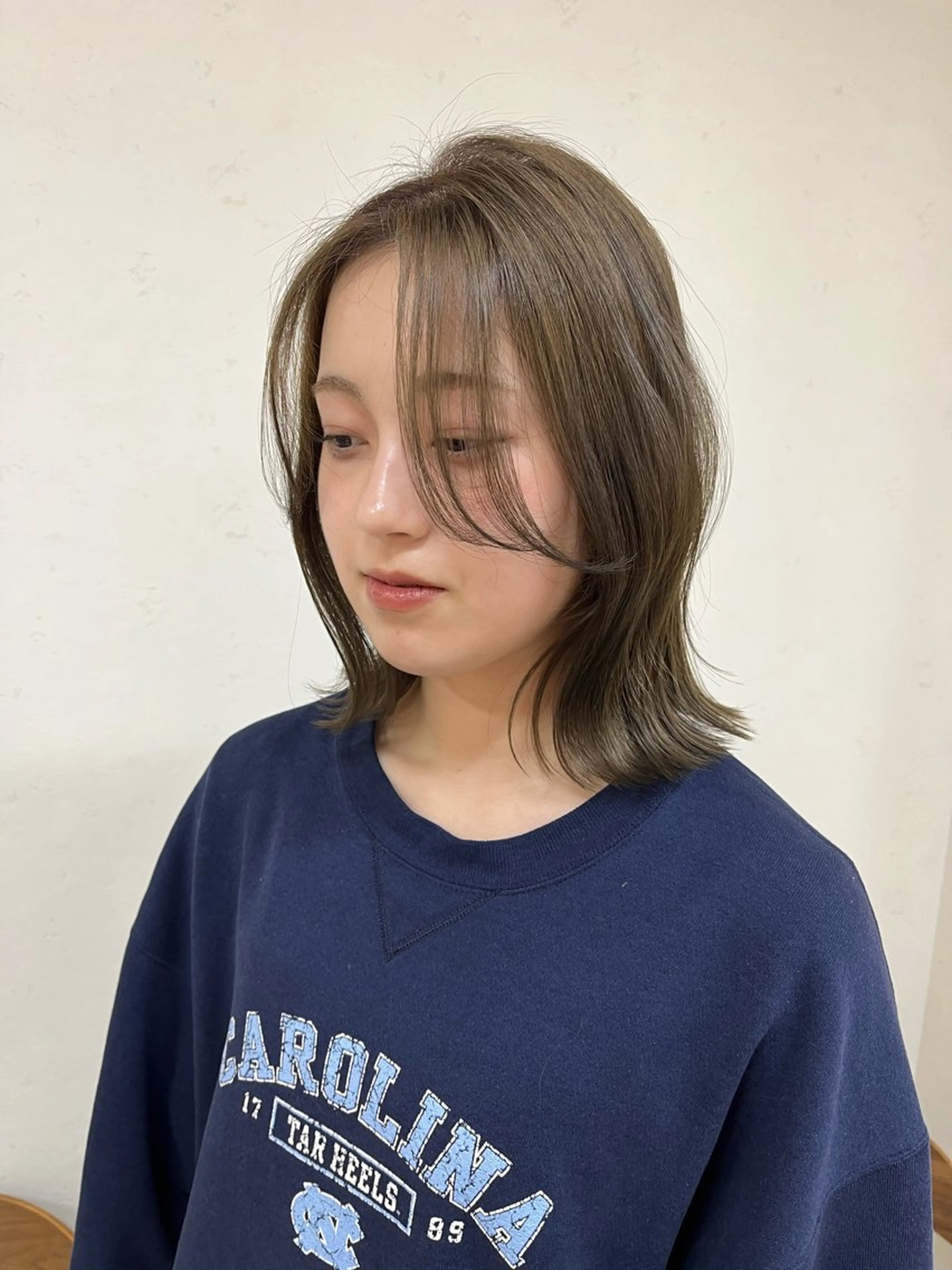 カラー ヘアカラー Lamp 柏 山口 か乃 ブリーチカラーのヘアスタイル