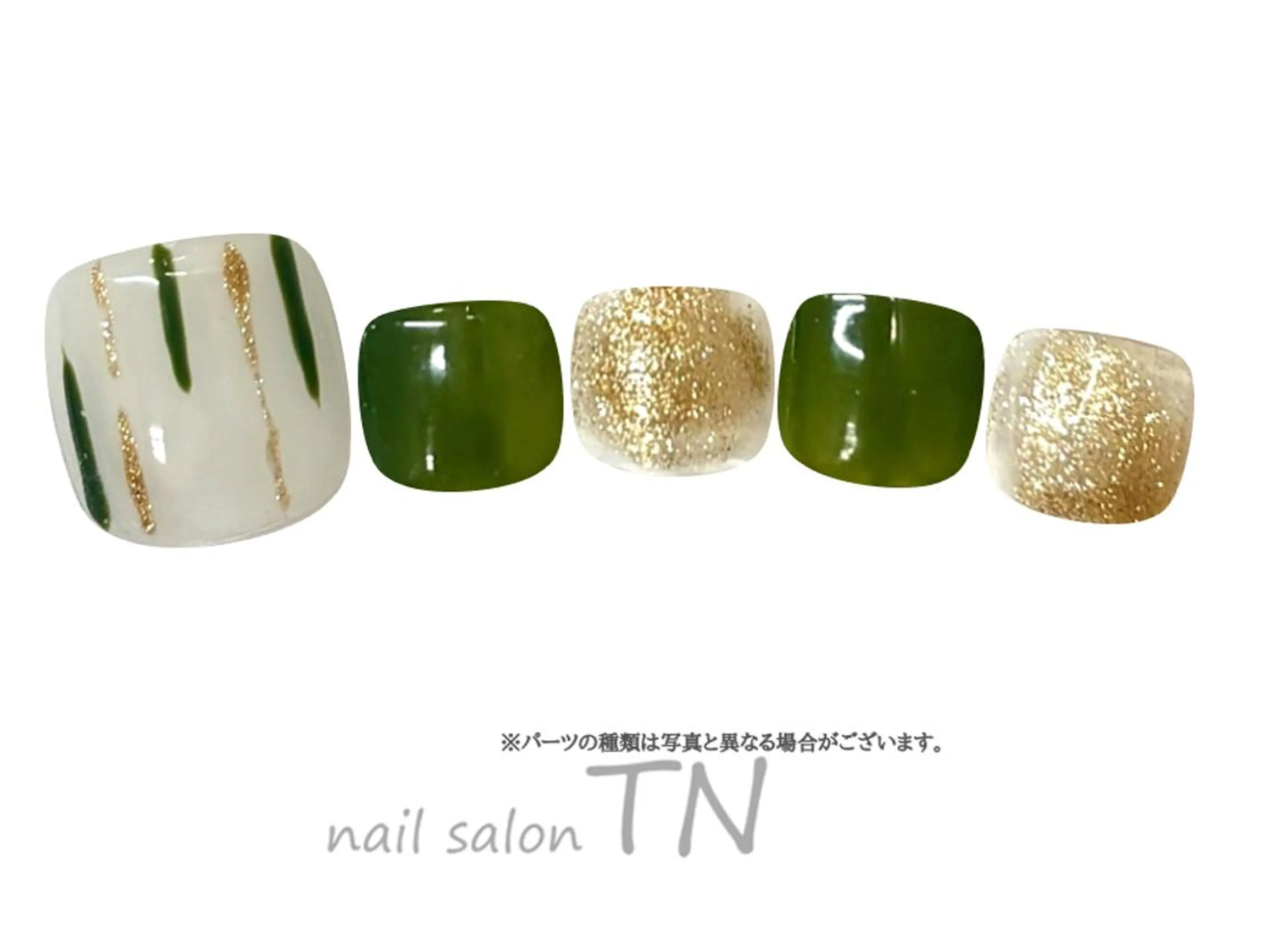 ネイル フットネイル 中島 実穂のネイルデザイン