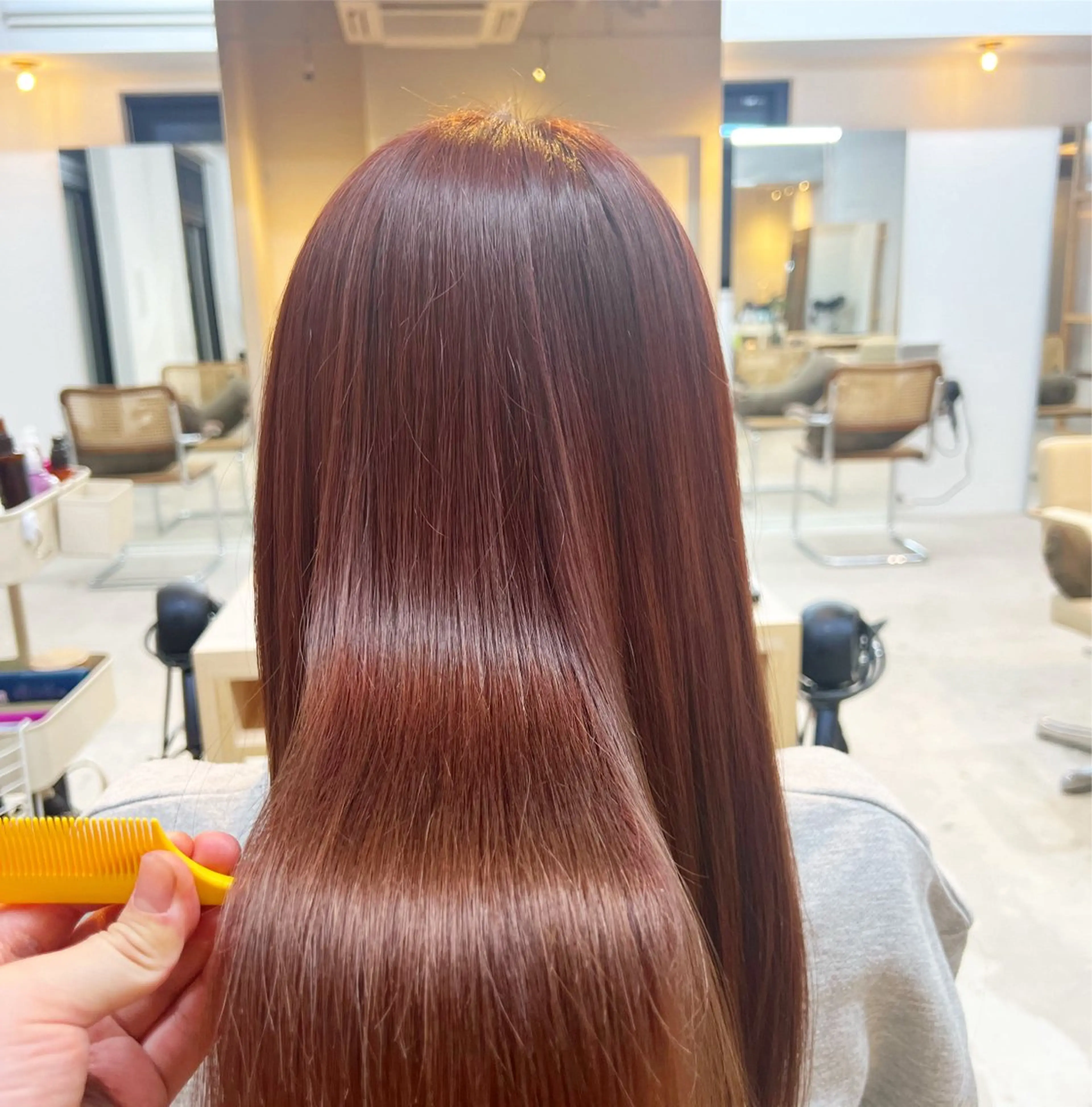 ロング トリートメント クリスマス 縮毛矯正 トリートメント 表参道/kozue/ 艶髪/髪質改善のヘアスタイル