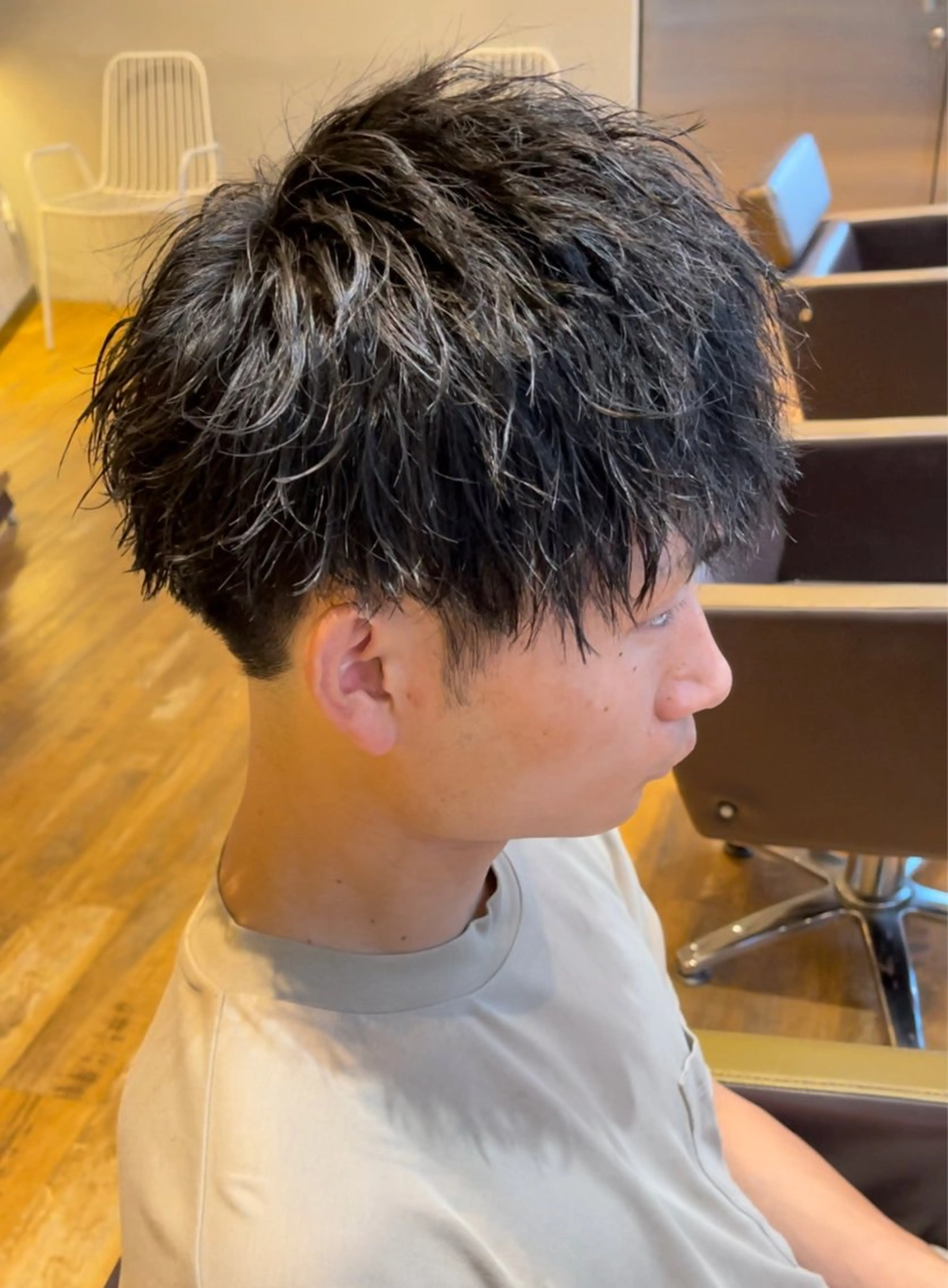 パーマ メンズ メンズパーマ ツイストスパイラルパーマ スパイラルパーマ CUORE HAIR ange水戸所属・🌟パーマリスト 鈴木雄大🌟のヘアスタイル