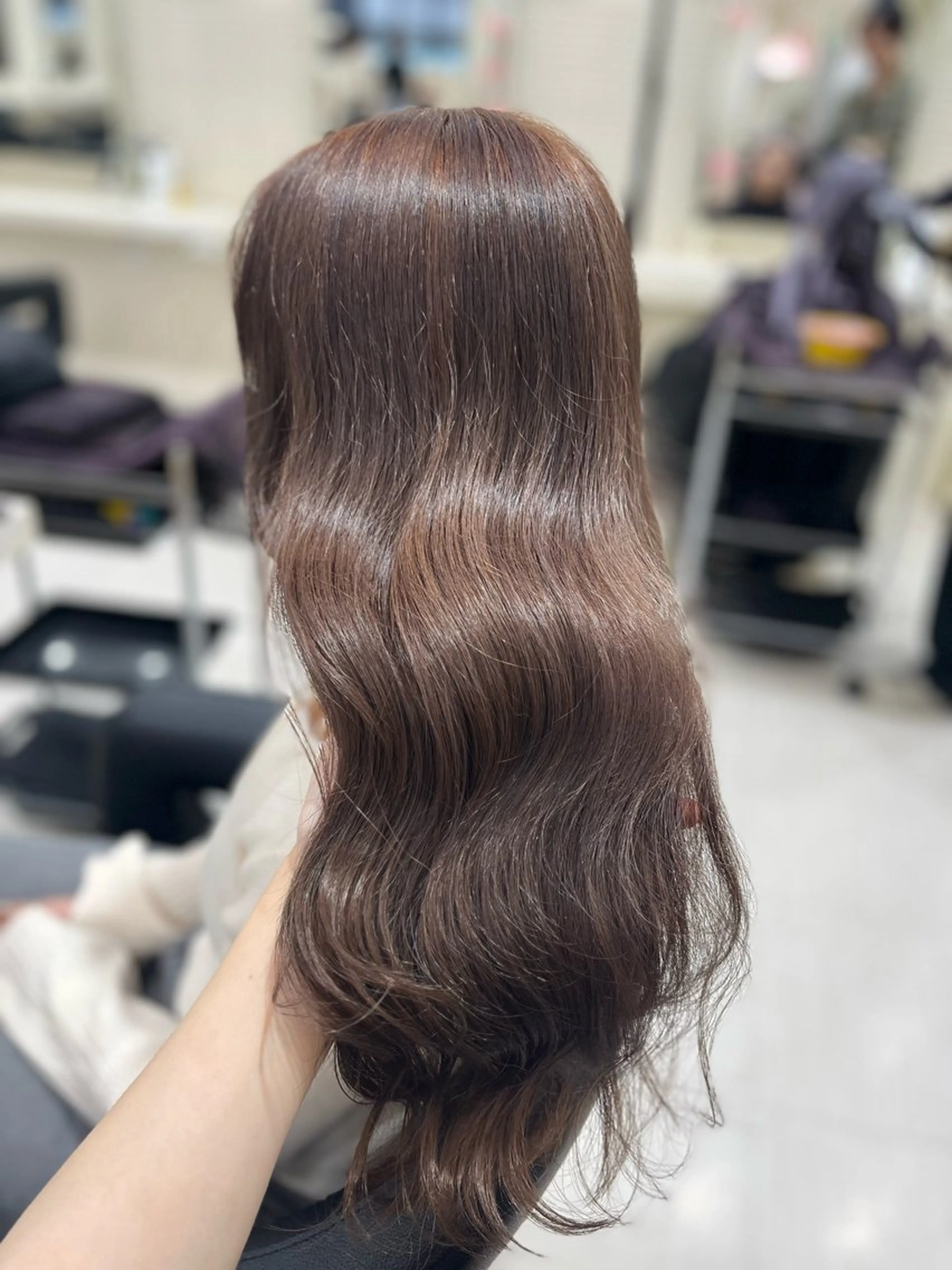 カラー ヘアカラー トリートメント ベージュ・ラベンダー カラー🎀りりのヘアスタイル