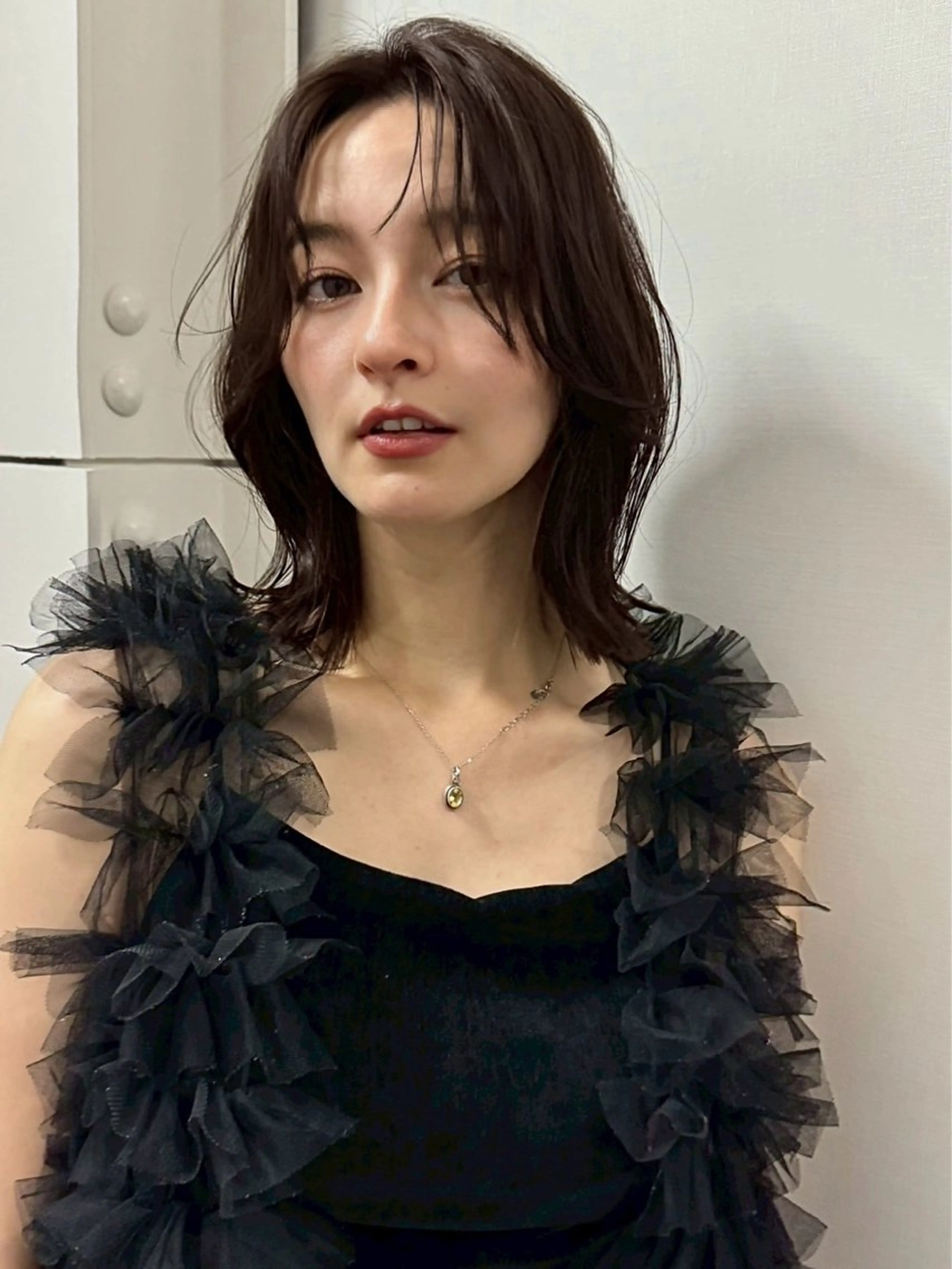 ミディアム カット ヘアカラー トリートメント 🩵縮毛矯正・ボブ 岩原朋也🩵のヘアスタイル