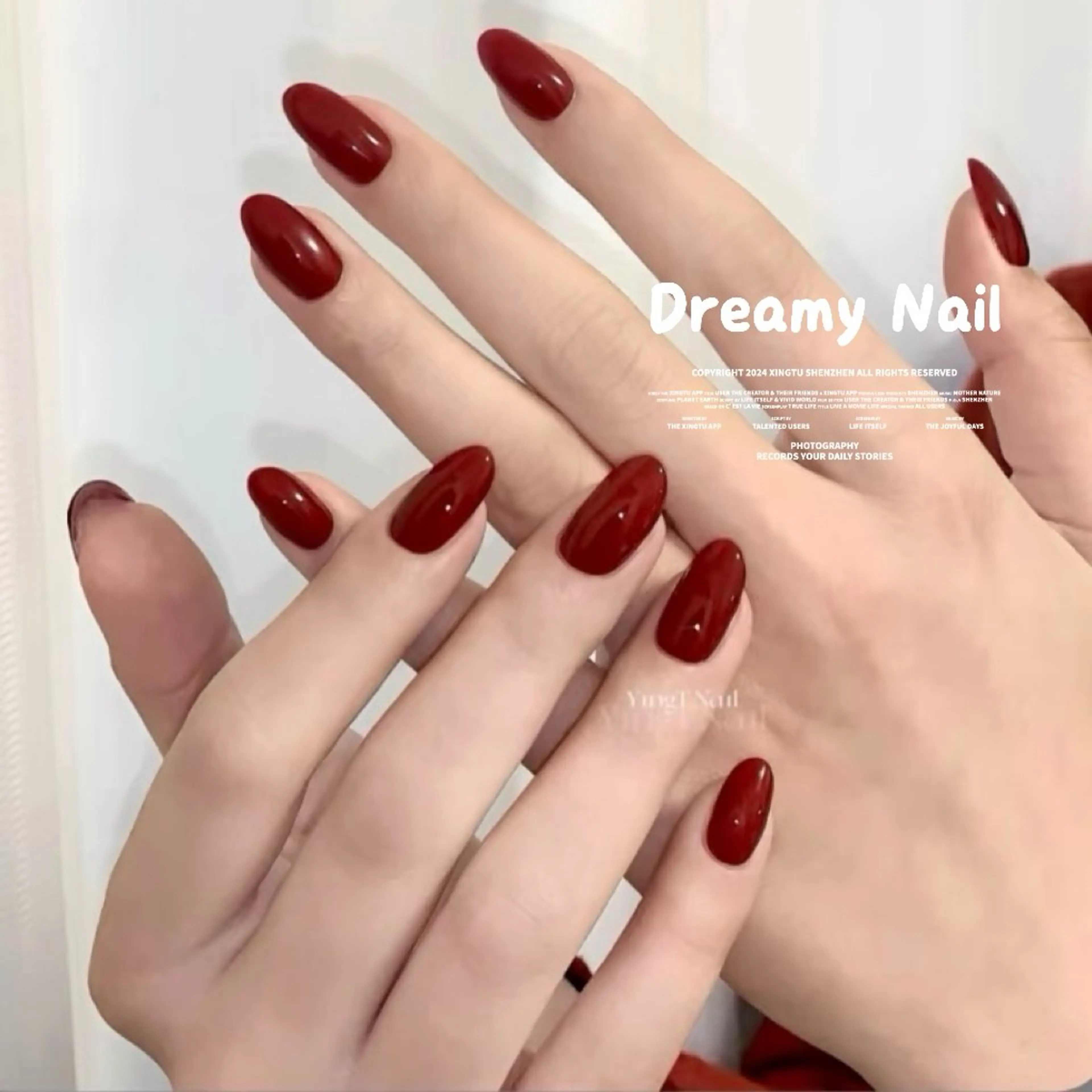 チップ長さ出し ワンカラーの写真