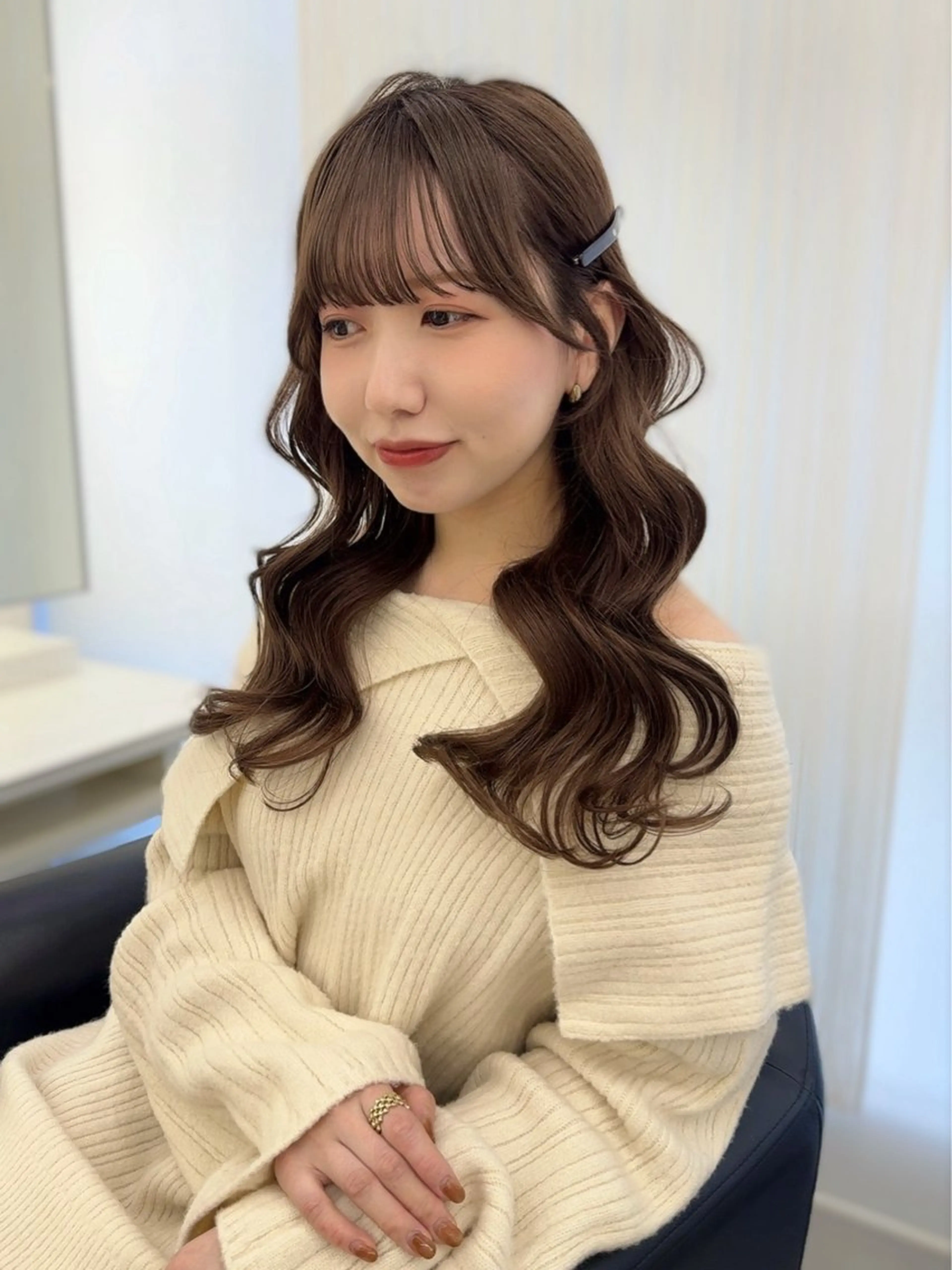 ロング カラー ヘアカラー トリートメント ♡ParveMix 花房 菜乃♡のヘアスタイル