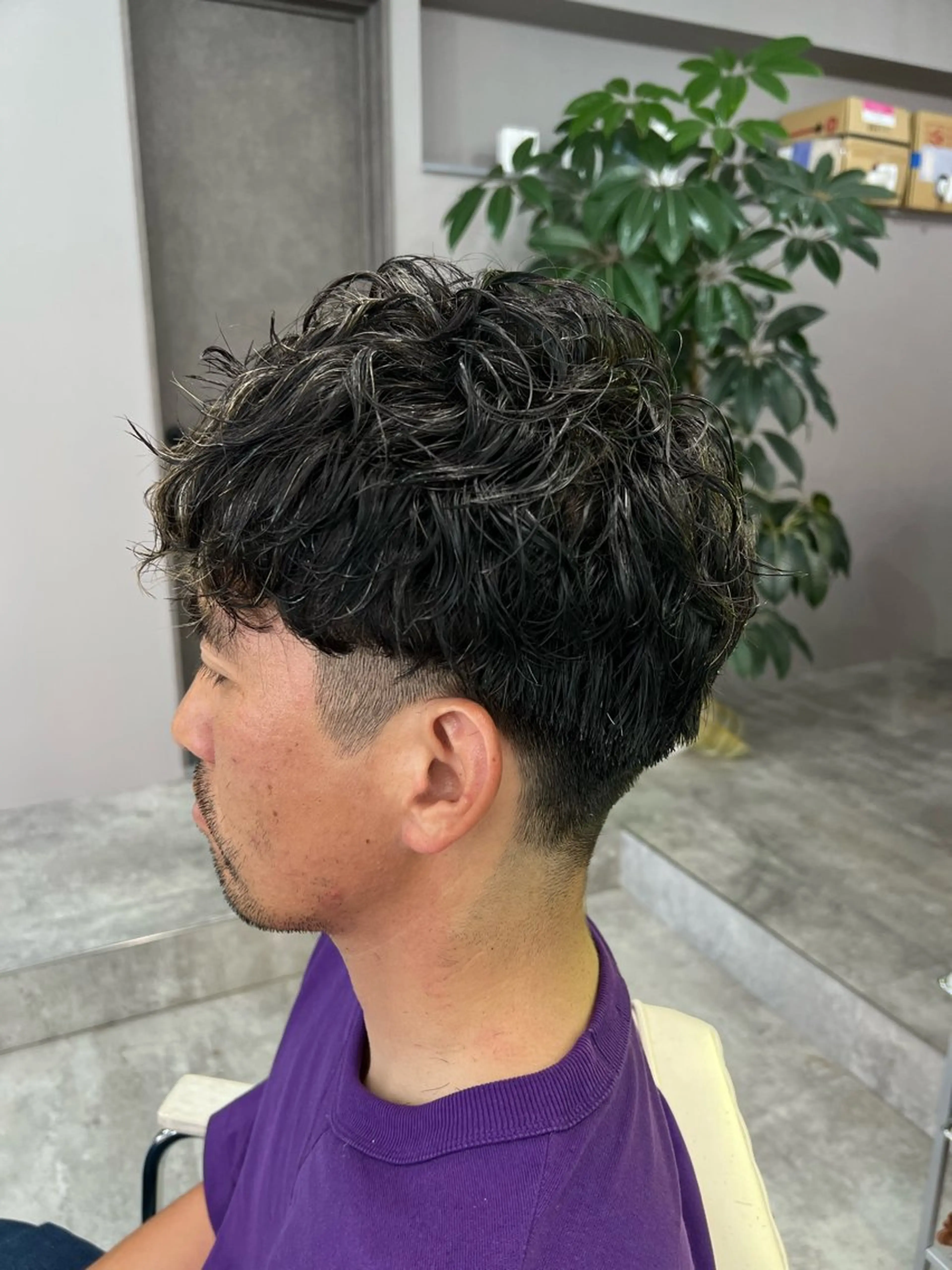 パーマ メンズ 高階 晃一 /レイヤーカットのヘアスタイル