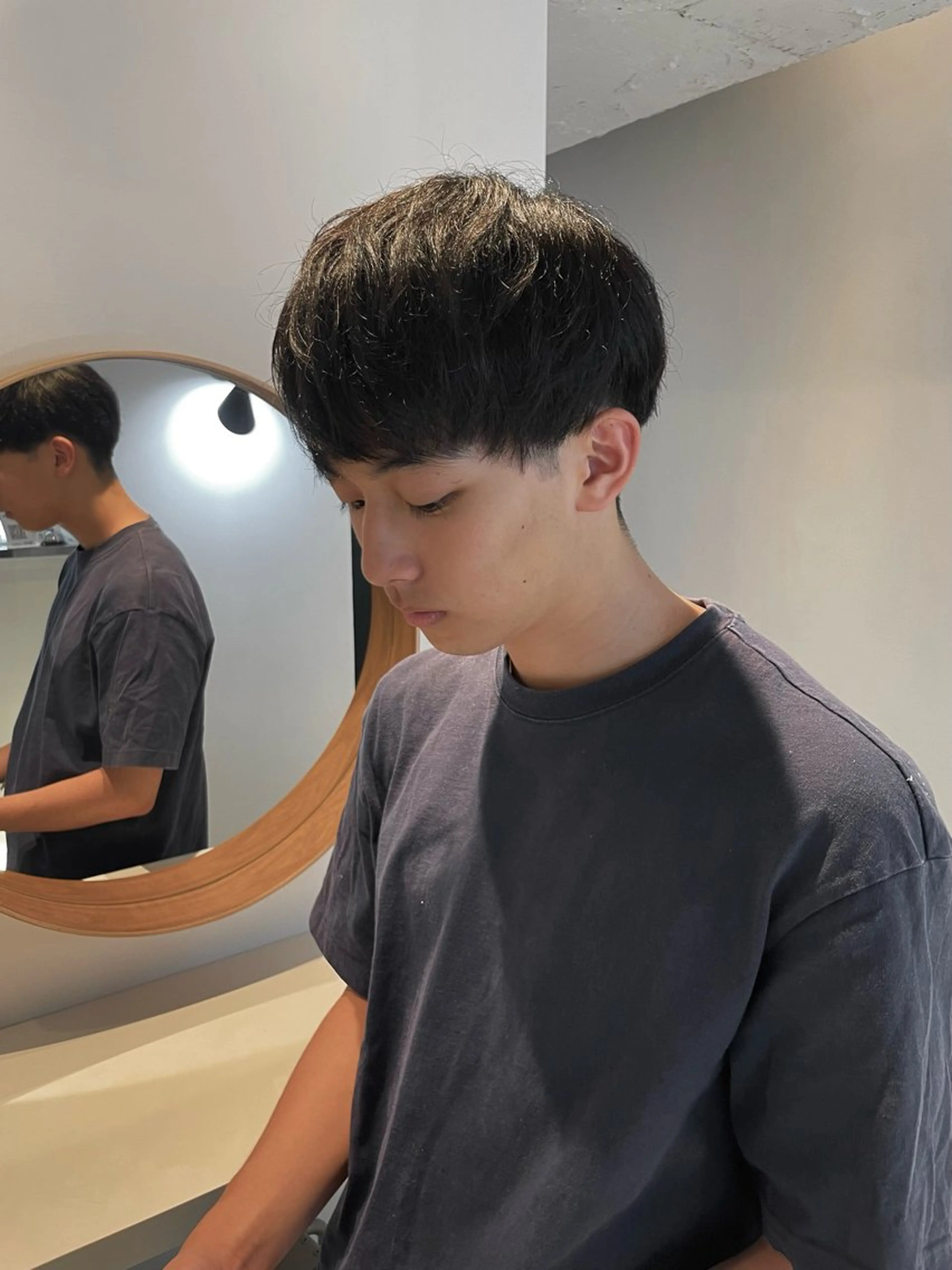 メンズ マッシュ カット メンズ特化⚜️ 藤原あずさのヘアスタイル