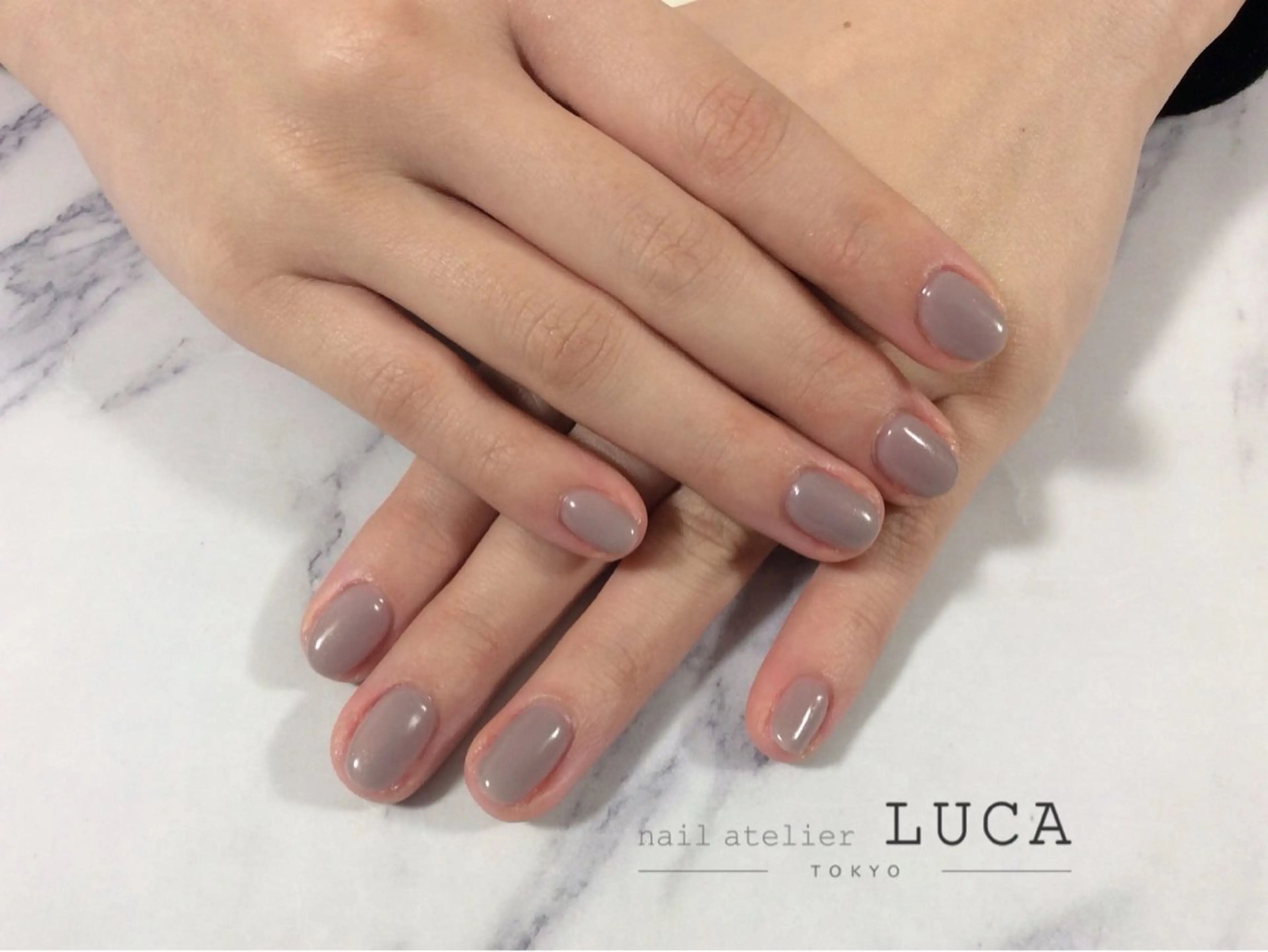 ネイル ワンカラーネイル ネイルアトリエルカ 米原のネイルデザイン