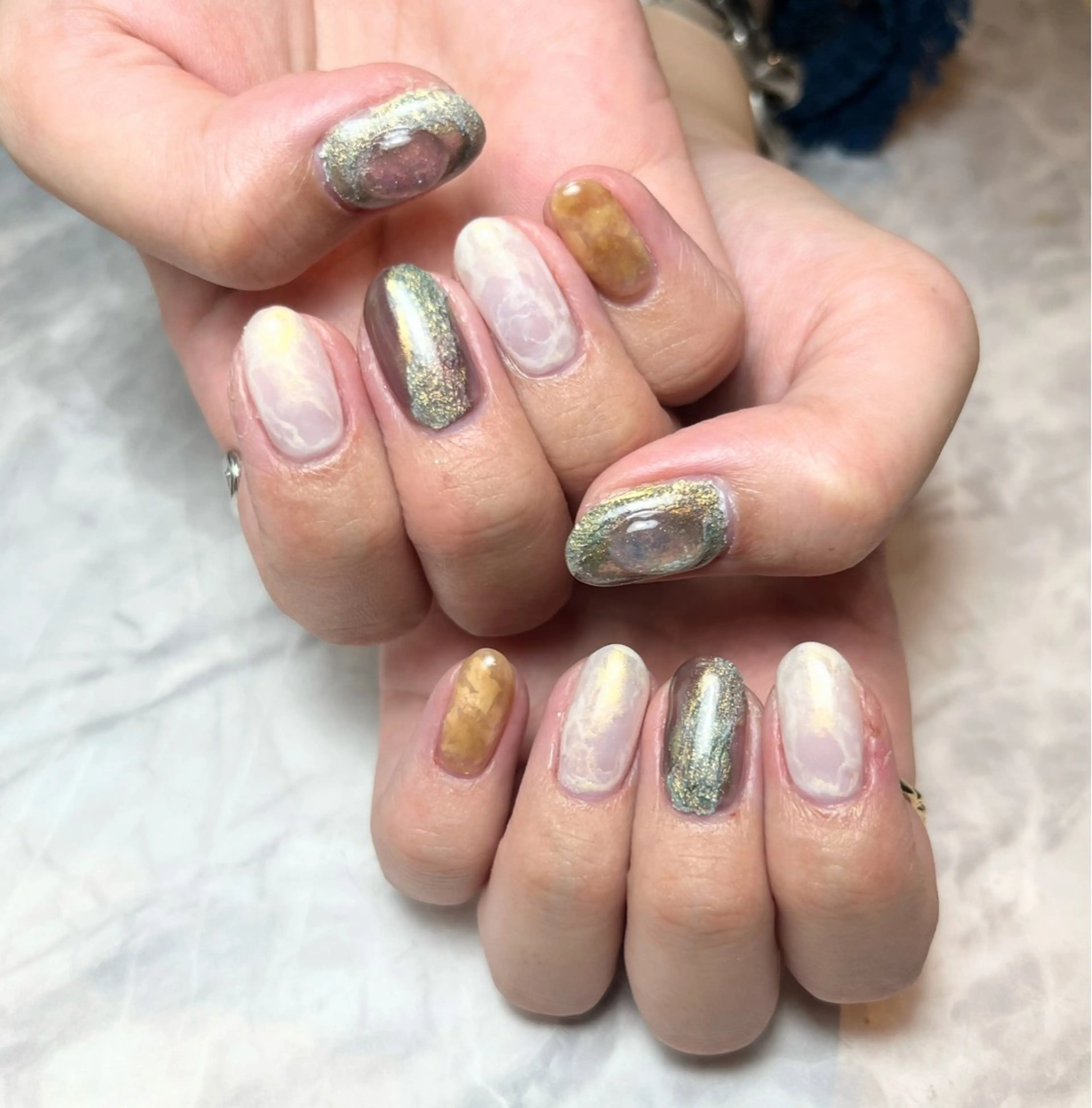 ネイル 7nail所属・なんば7nail YUZUHAのネイルデザイン