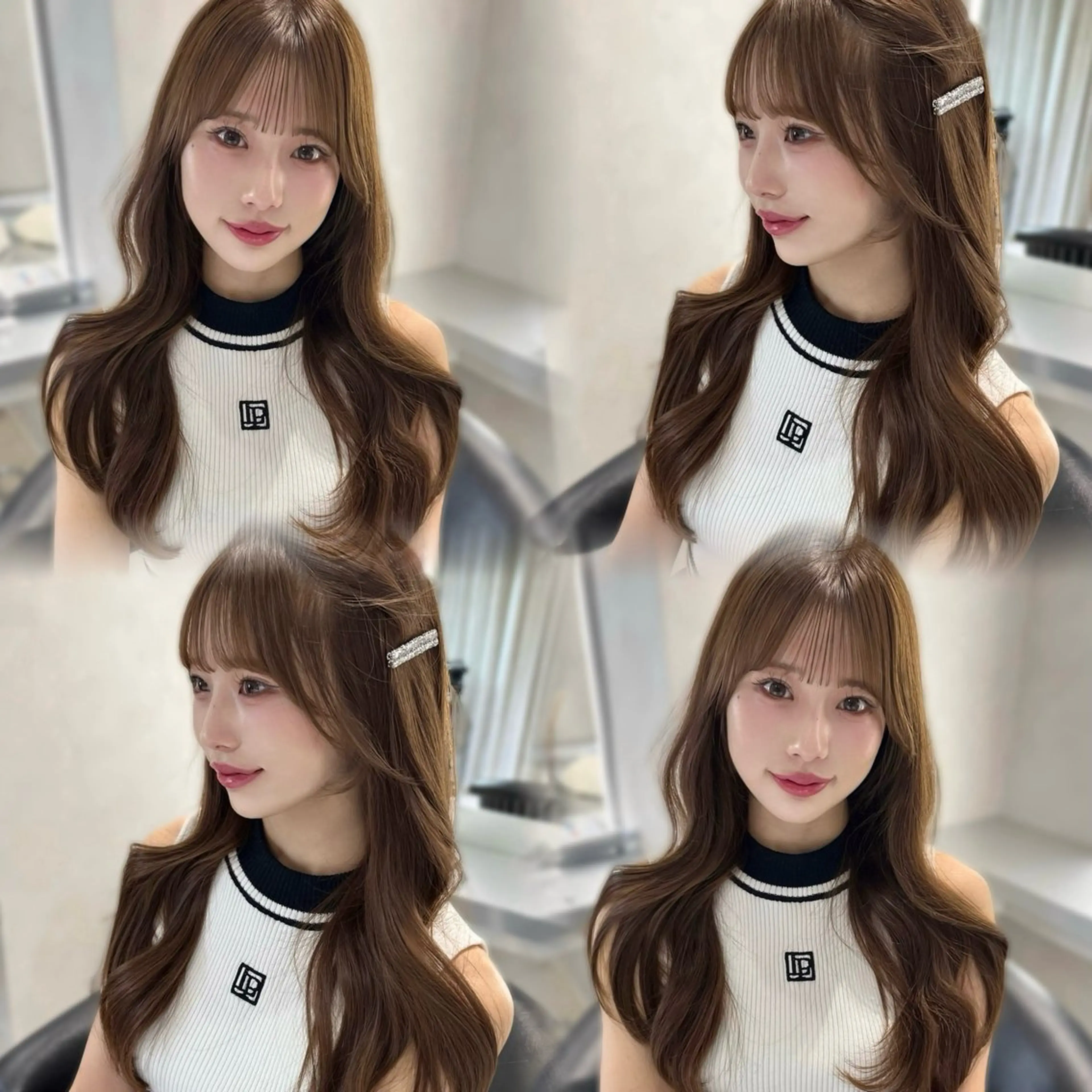 ロング 顔周りカット 韓国ヘア×艶髪🎀 池袋/Rina🩶のヘアスタイル