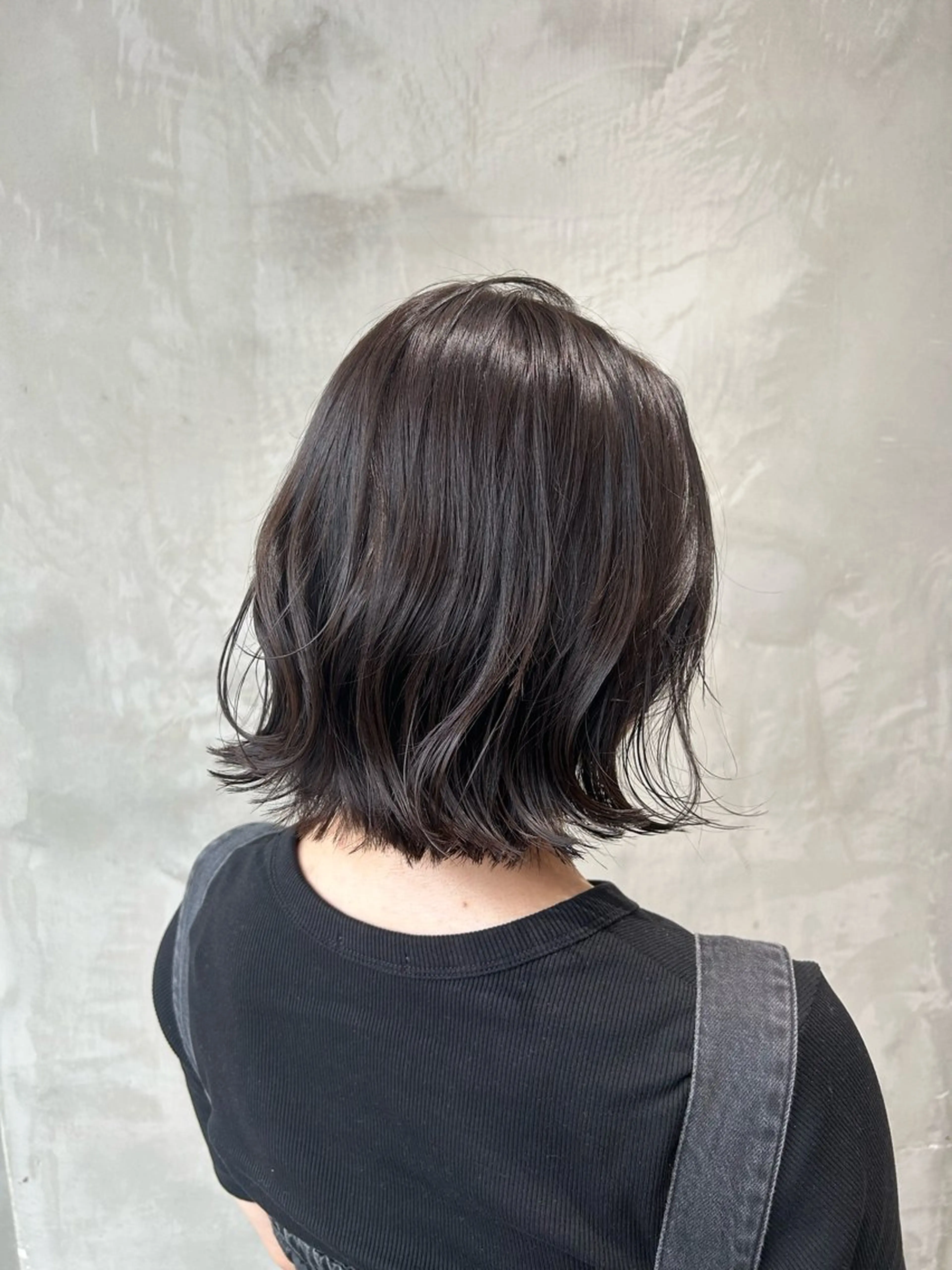 ショート カラー アッシュ アッシュブラウン ブラウンカラー ボブ 渋谷/レイヤーボブ・ 韓国ボブ特化/楓のヘアスタイル