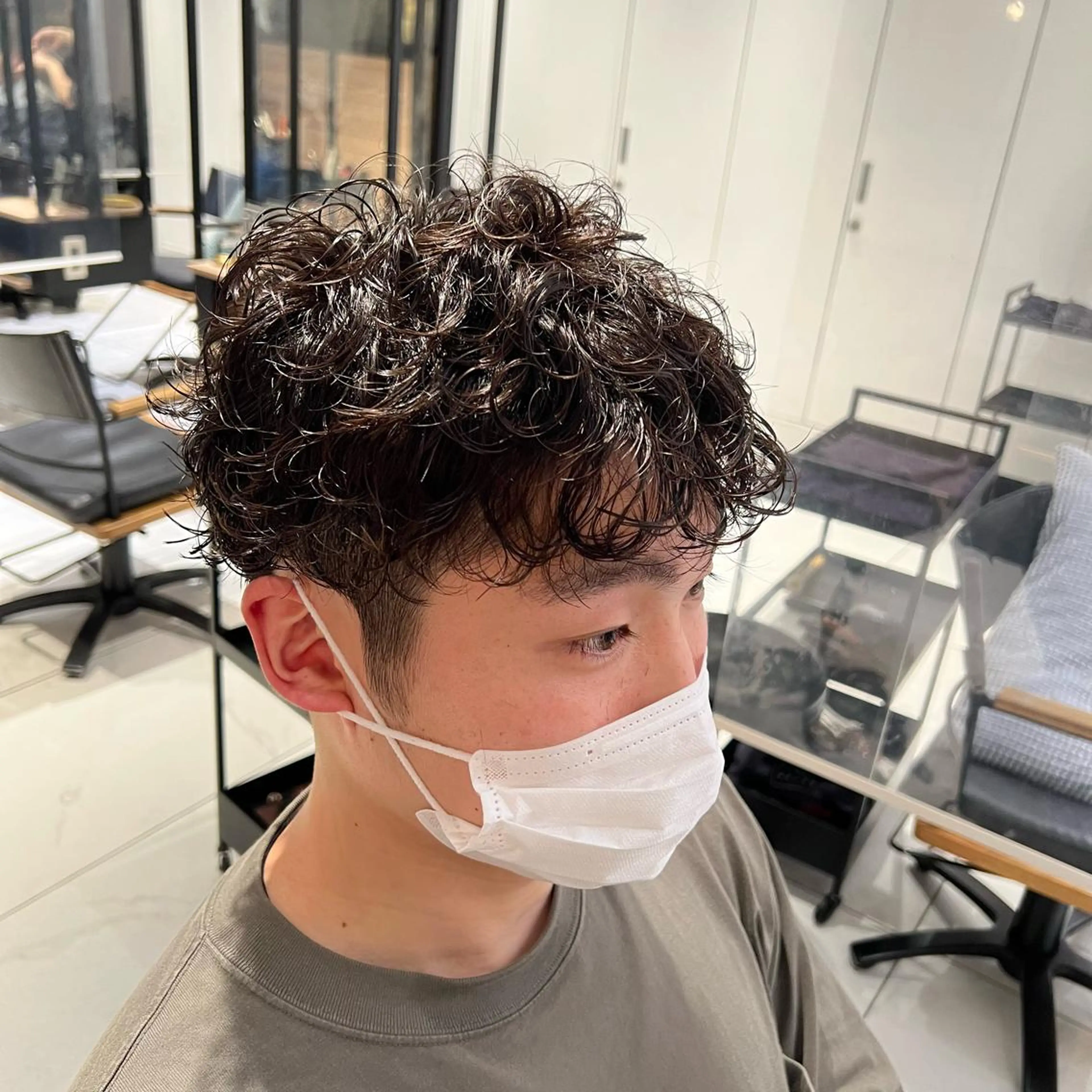 ショート パーマ ヘアアレンジ メンズ ✨ショート・ボブ✨ 🌿‬宮脇 彩華🌿のヘアスタイル