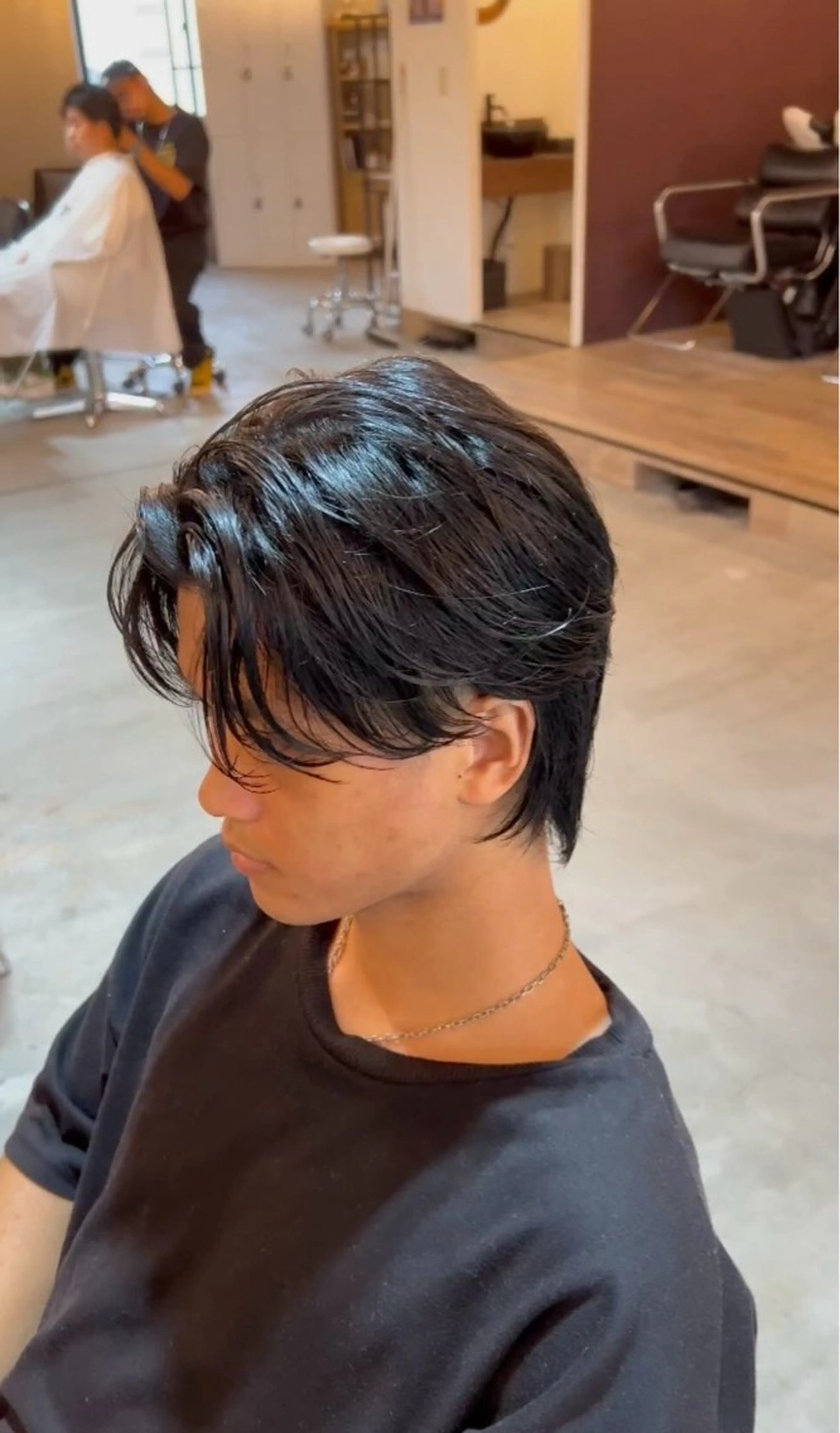 ショート パーマ メンズ おがた たくむの眉毛・アイブロウイメージ