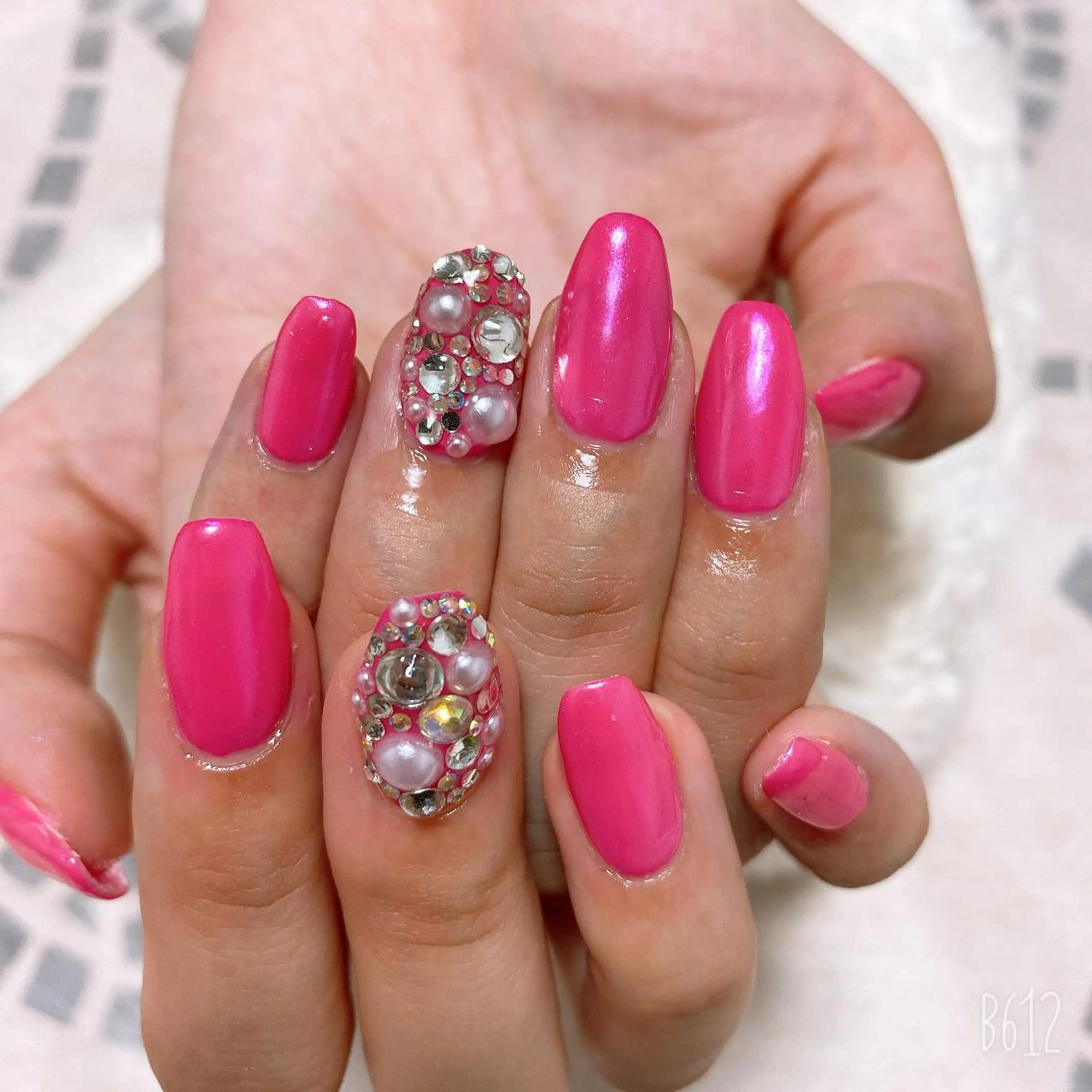 ネイル The Best Beauty受付担当のヘアスタイル