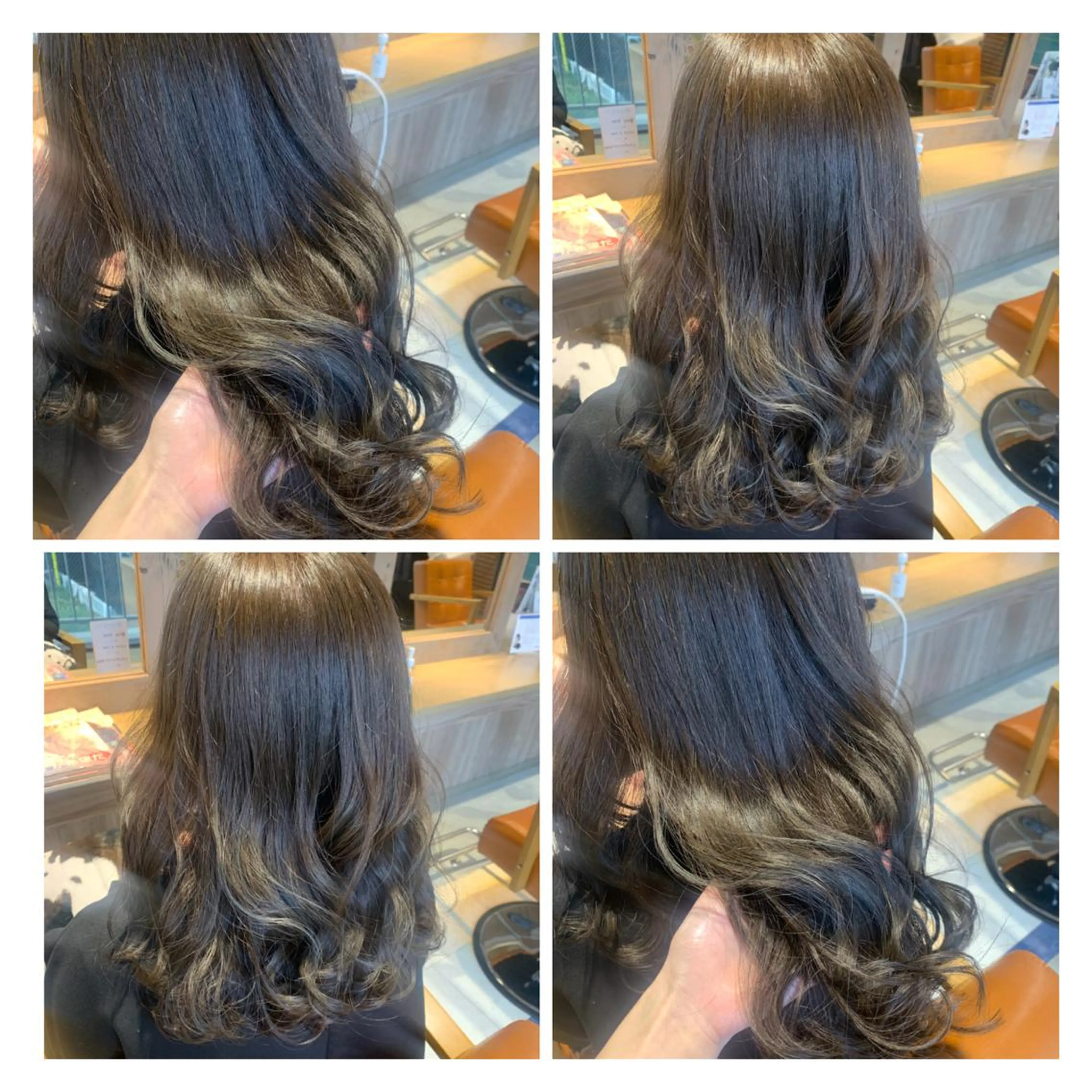 ロング カラー カット ヘアカラー トリートメント 髪質改善艶髪 ℍ𝔸ℝ𝕌𝕂𝔸のヘアスタイル