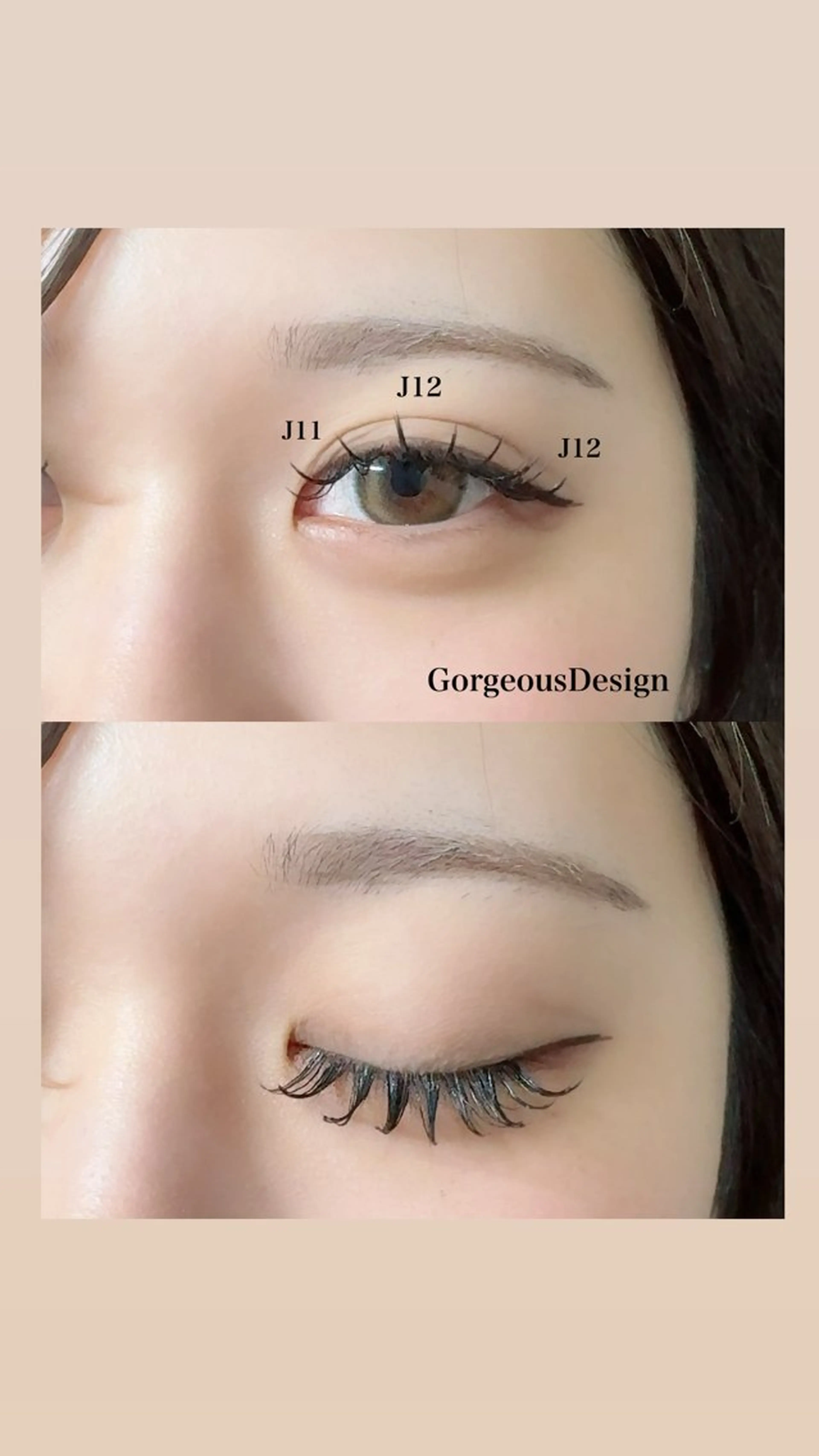 マツエク・マツパ RECARO札幌大通店所属・渡辺 玲衣のマツエク・マツパデザイン