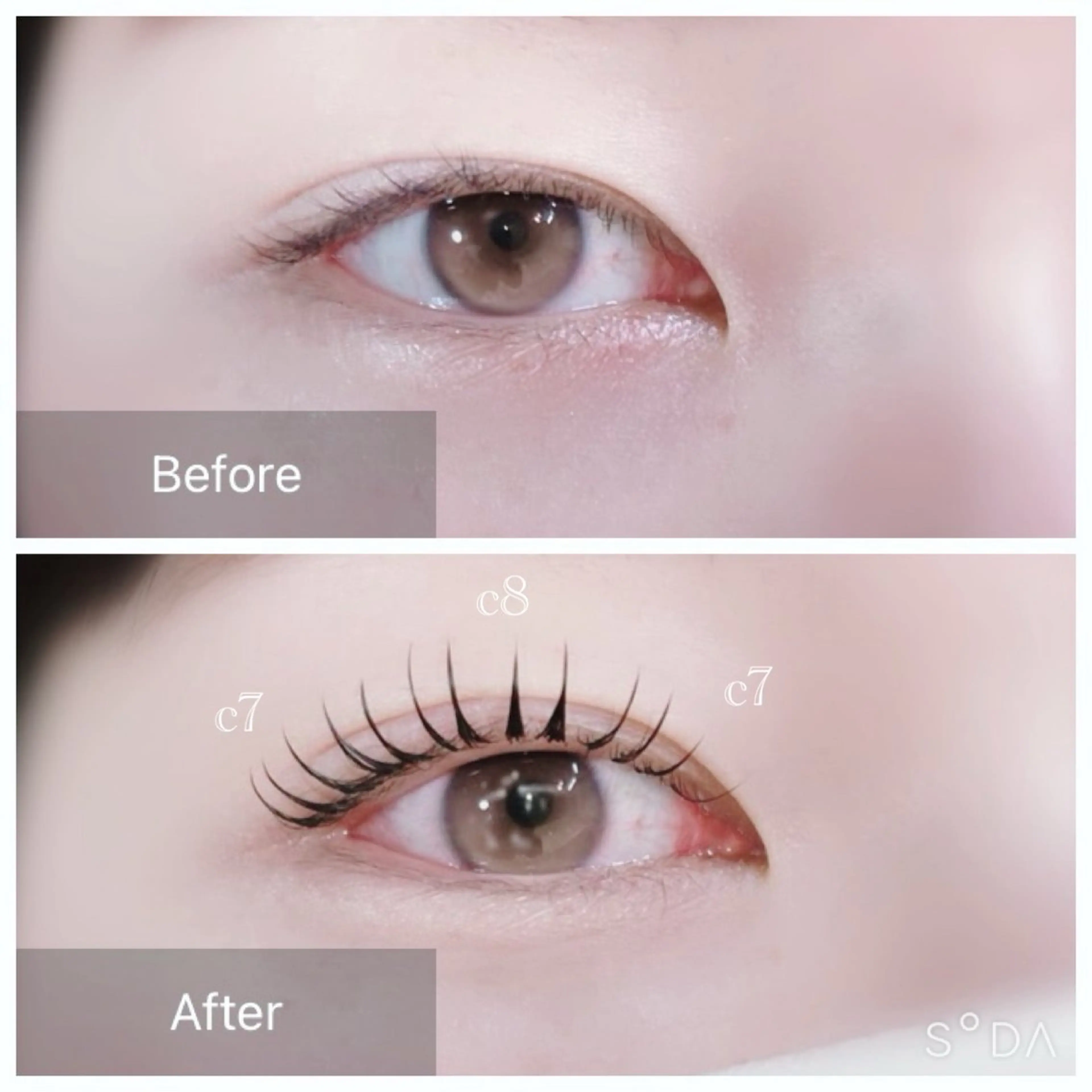 マツエク・マツパ Eye Labo Swipのマツエク・マツパデザイン