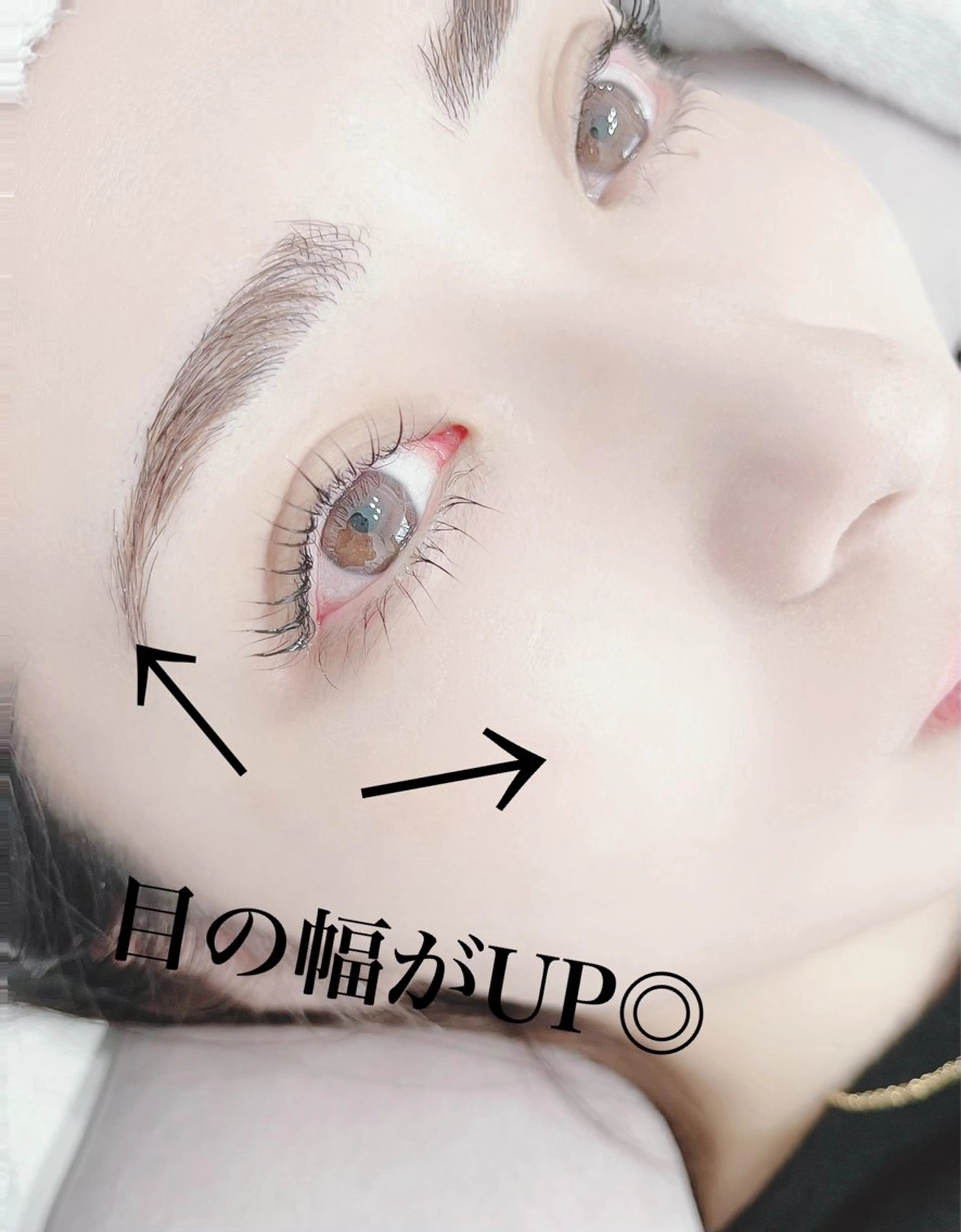 束感まつげパーマ/ブラックティント導入🌷の写真