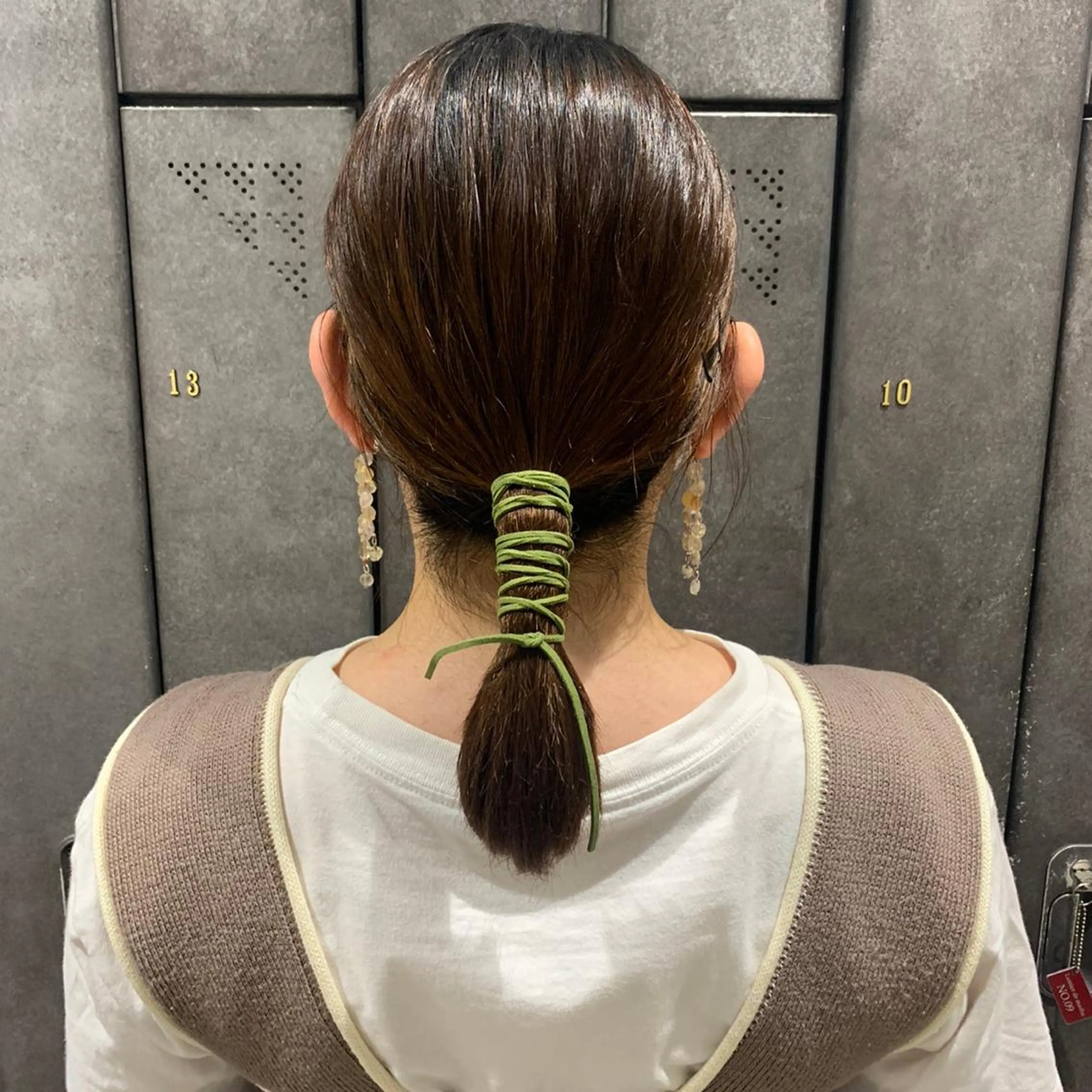 ミディアム ヘアアレンジ yukie🌷 /暖色🍒梅田サロンのヘアスタイル