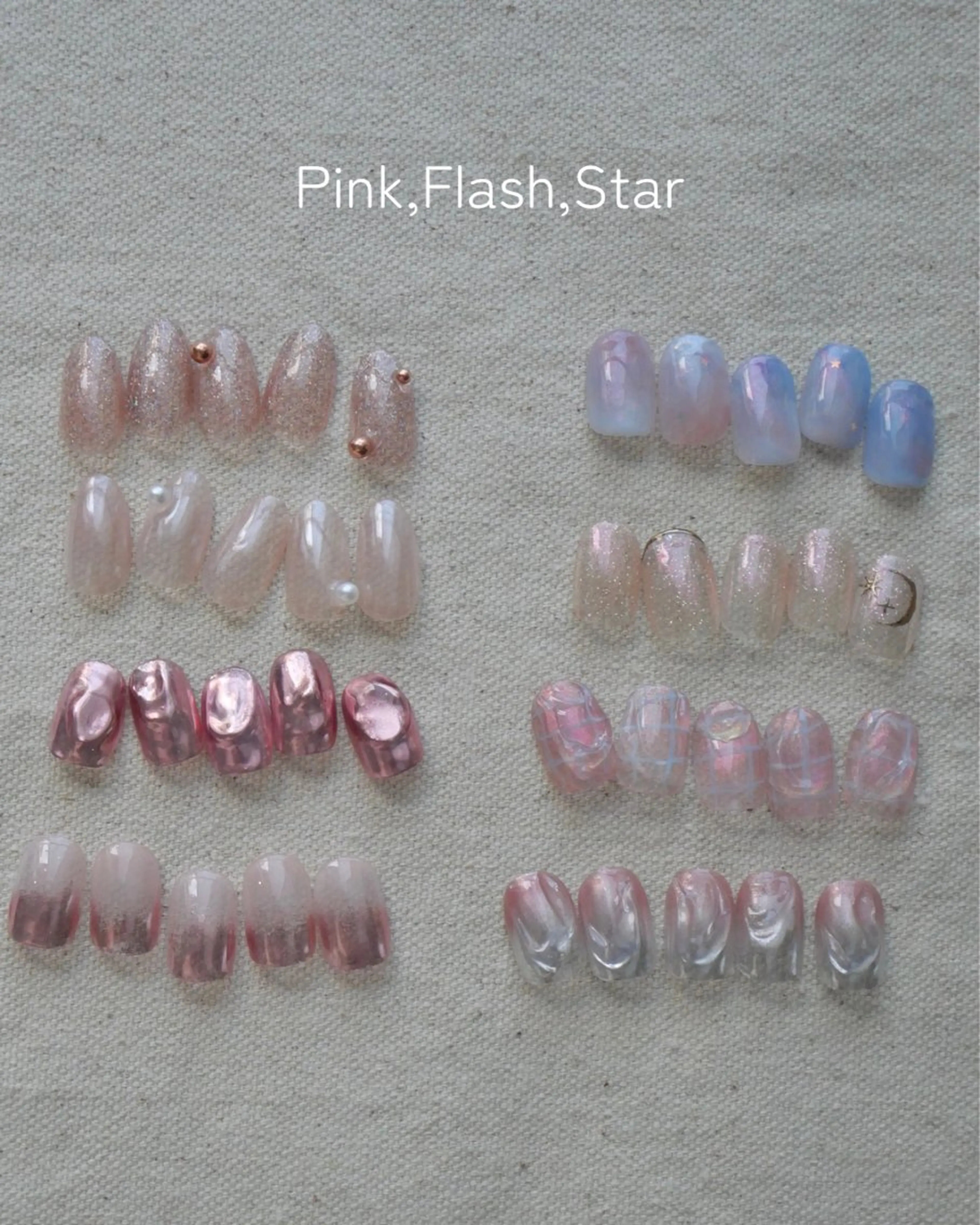 ネイル ブラウン フレンチネイル キラキラネイル ミラーネイル ピンク Yoonseul nail　いくみのネイルデザイン