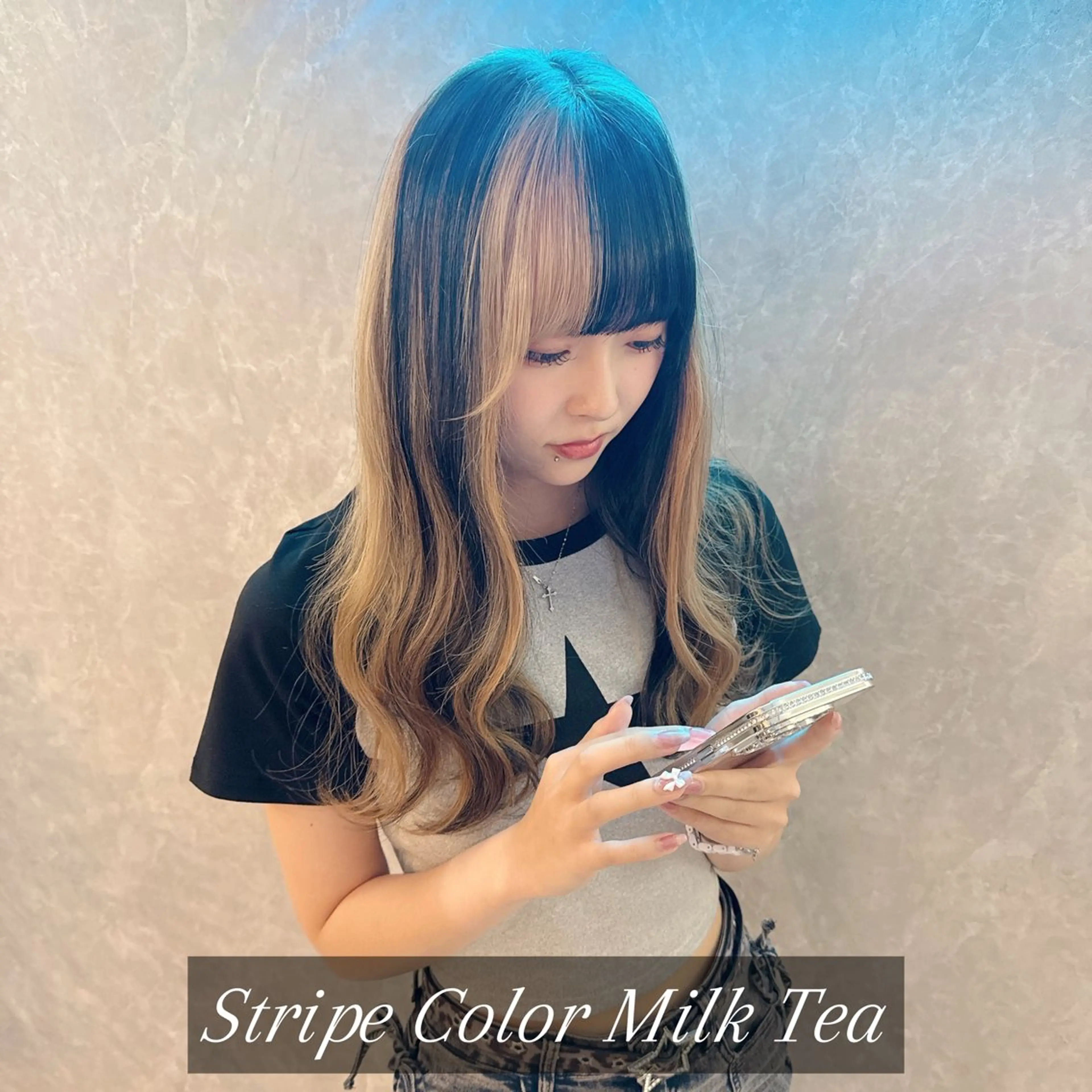 ロング カラー バレイヤージュ ブリーチ ケアブリーチ デザインカラー ダブルカラー ヘアカラー トリートメント デザインカラー 髪質改善Lilithのその他イメージ