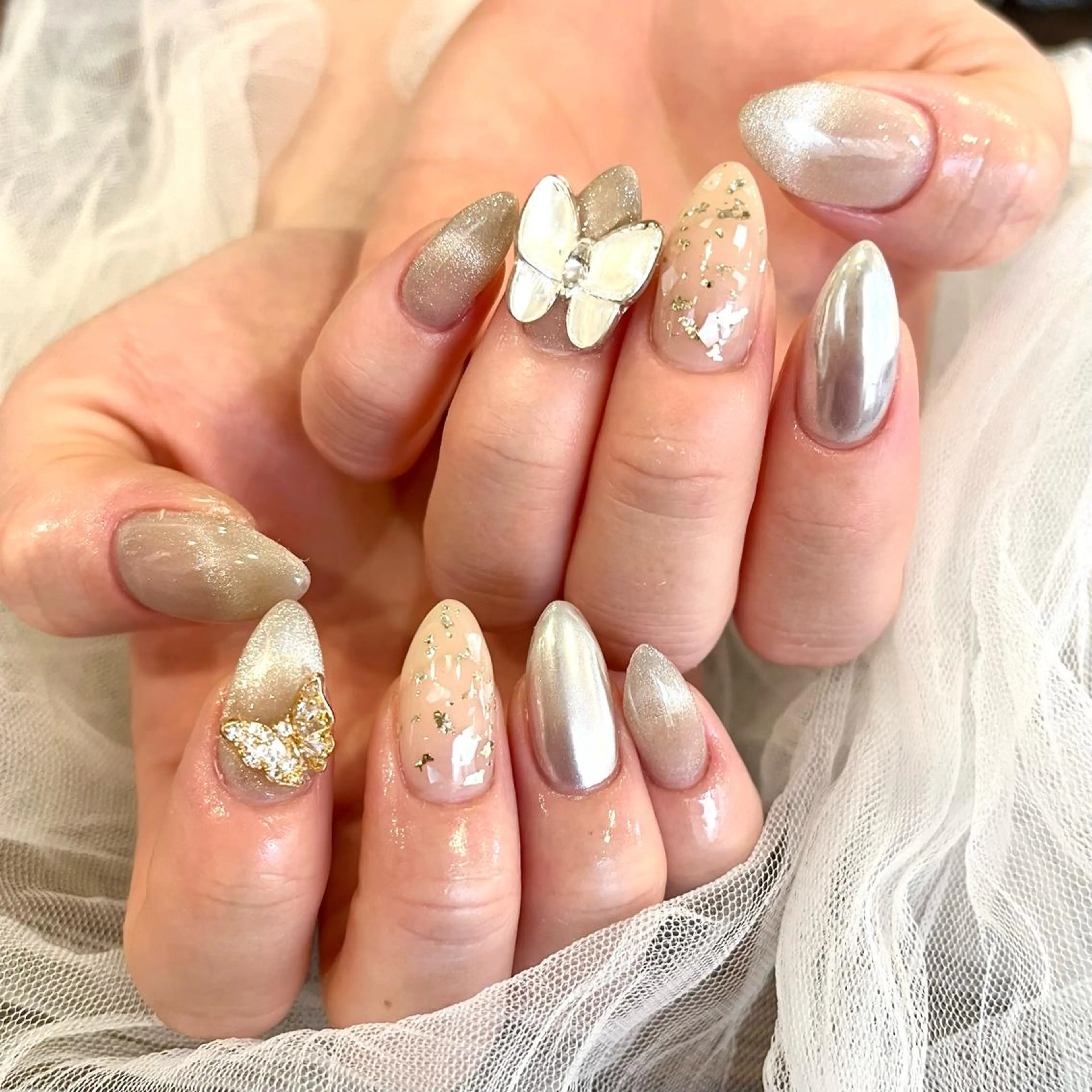 ネイル ハンドネイル Cleo伏見店🌿 Momokaのネイルデザイン