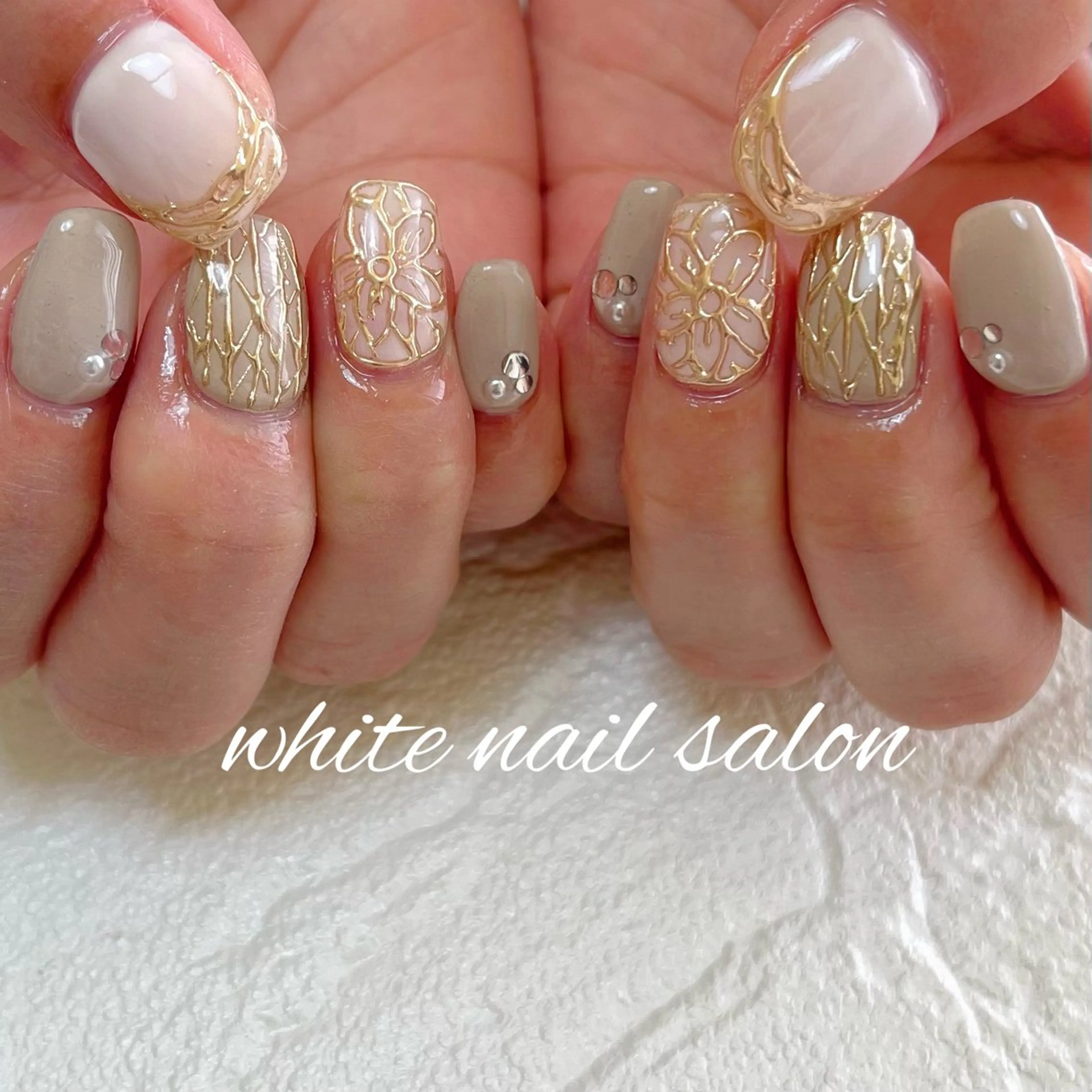 ネイル ハンドネイル white nail salonのネイルデザイン