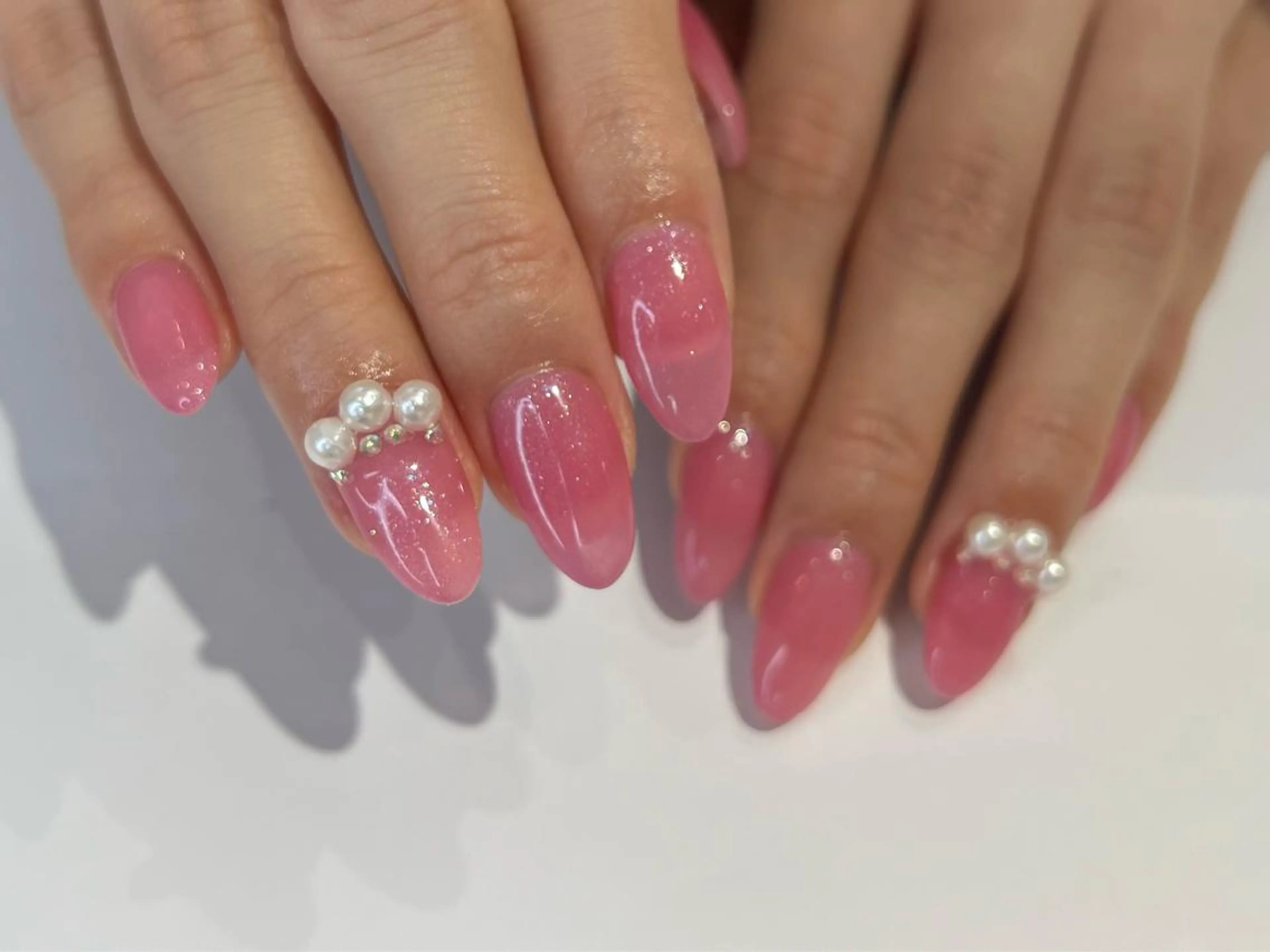 ネイル ワンカラーネイル ハンドネイル 藤本 楓のネイルデザイン