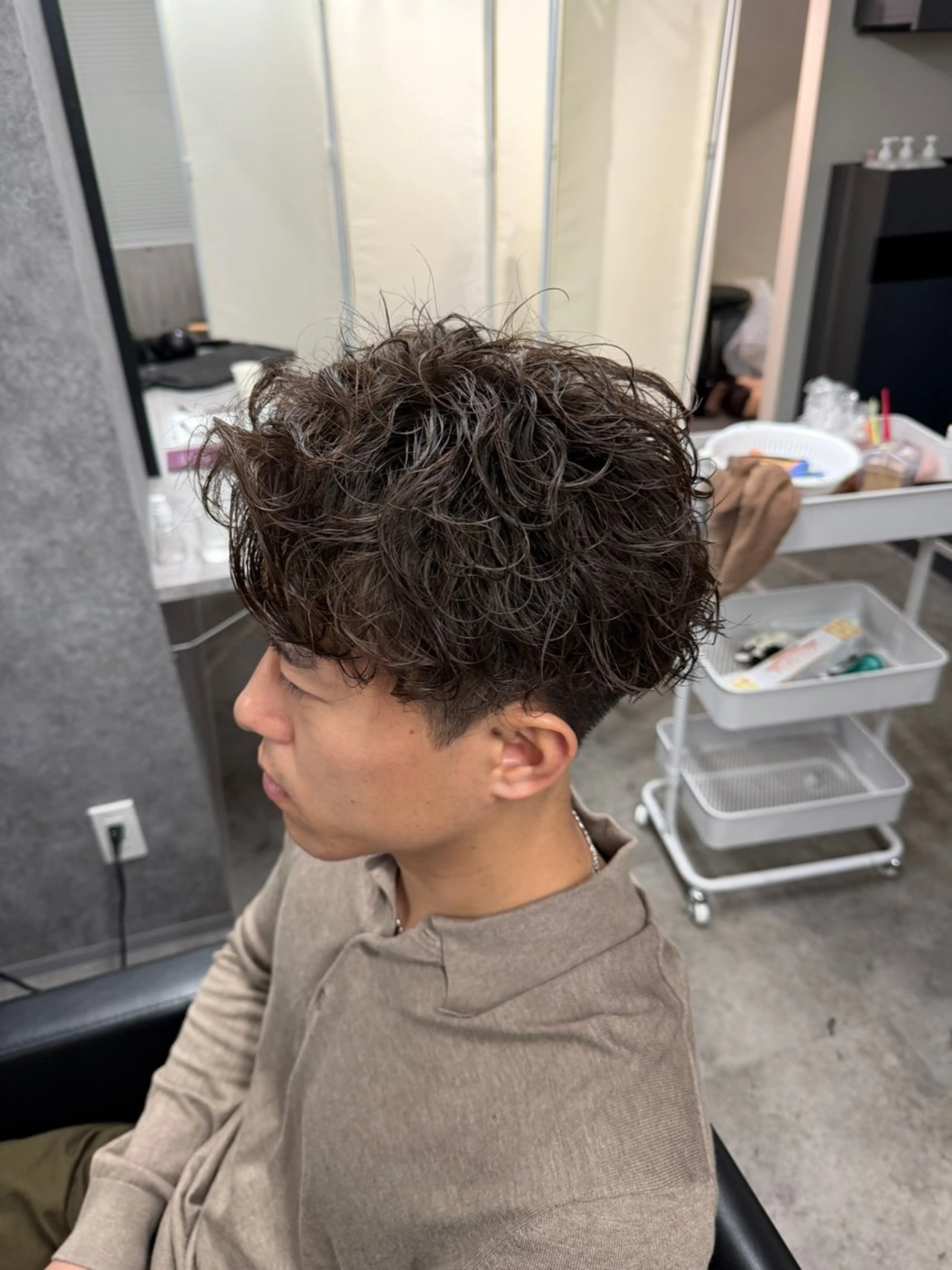 パーマ カット パーマ トリートメント シャドウパーマ／立川 /🐶コタロウ🐶のヘアスタイル