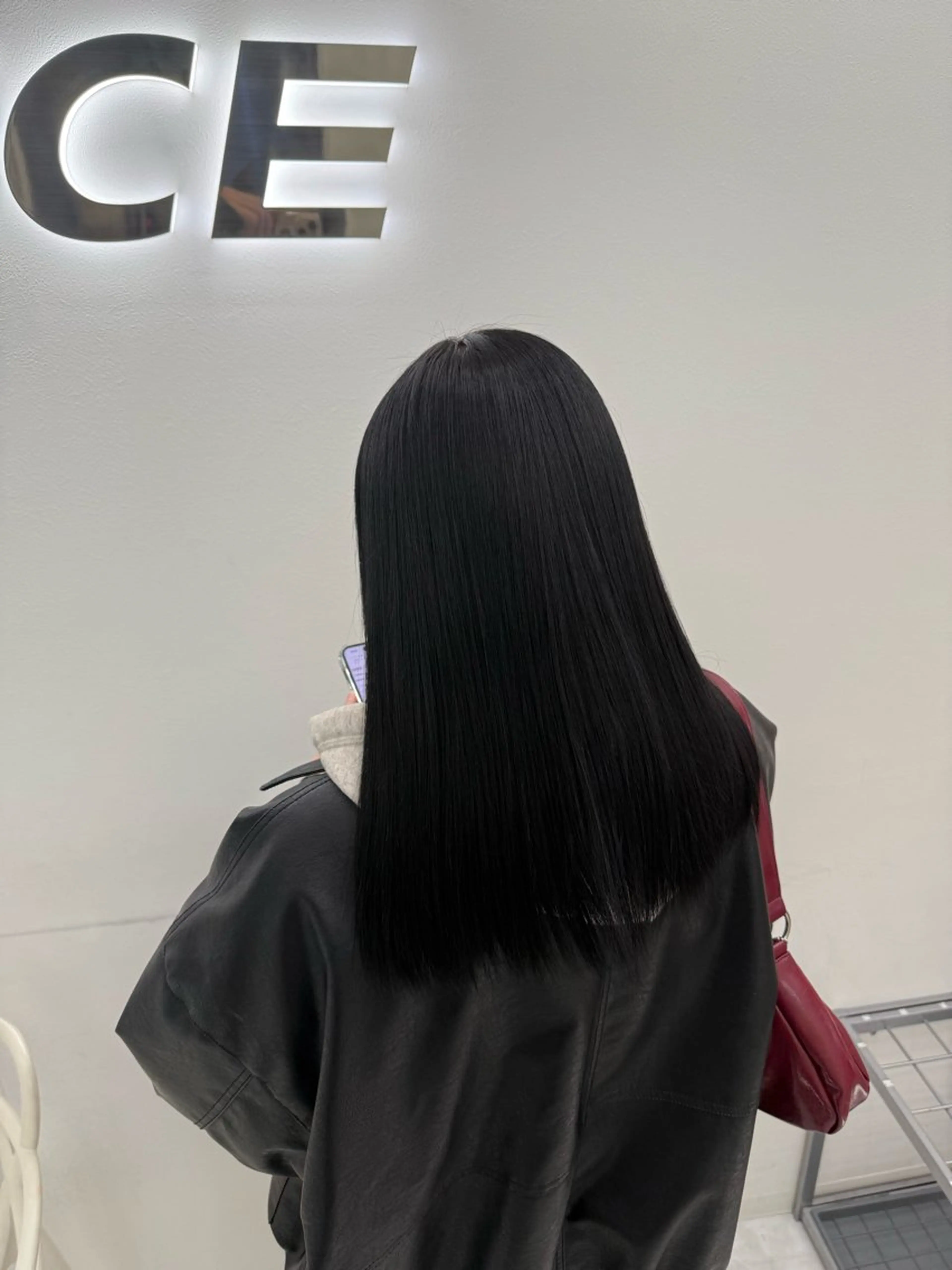 セミロング カラー 中韓レイヤー/ ブラウン🤎はやとのヘアスタイル