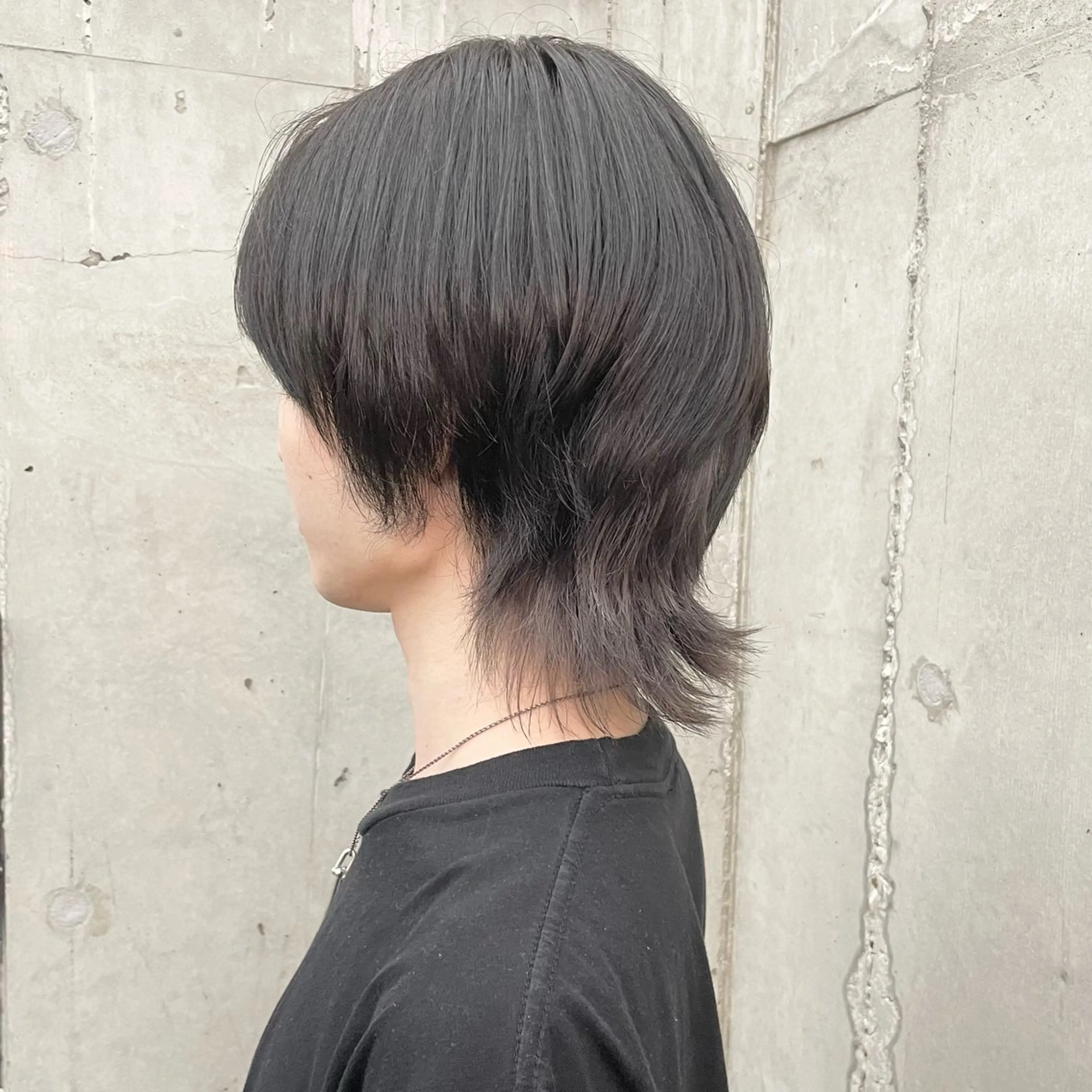 カラー メンズ メンズウルフカット シルバー ウルフカット カット ヘアカラー トリートメント ヘアセット ✂︎ウルフ・ショート ✂︎MIKUNIのヘアスタイル