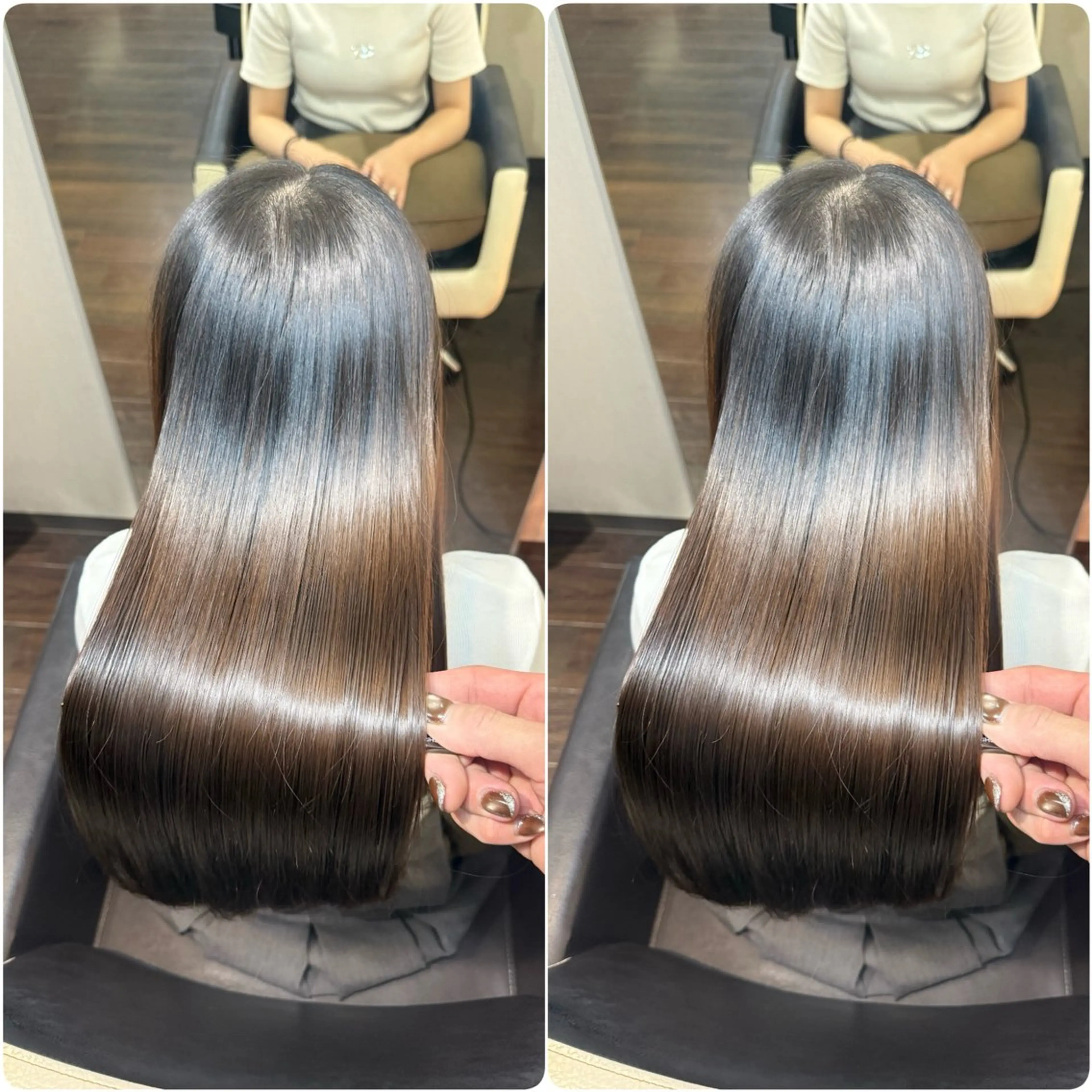 ロング カット 縮毛矯正 トリートメント ヘッドスパ youres hair 髪質改善トリートメント&ヘッドスパ　新宿EAST所属・🌹ULTOWA🌹 髪質改善/縮毛/店長のヘアスタイル