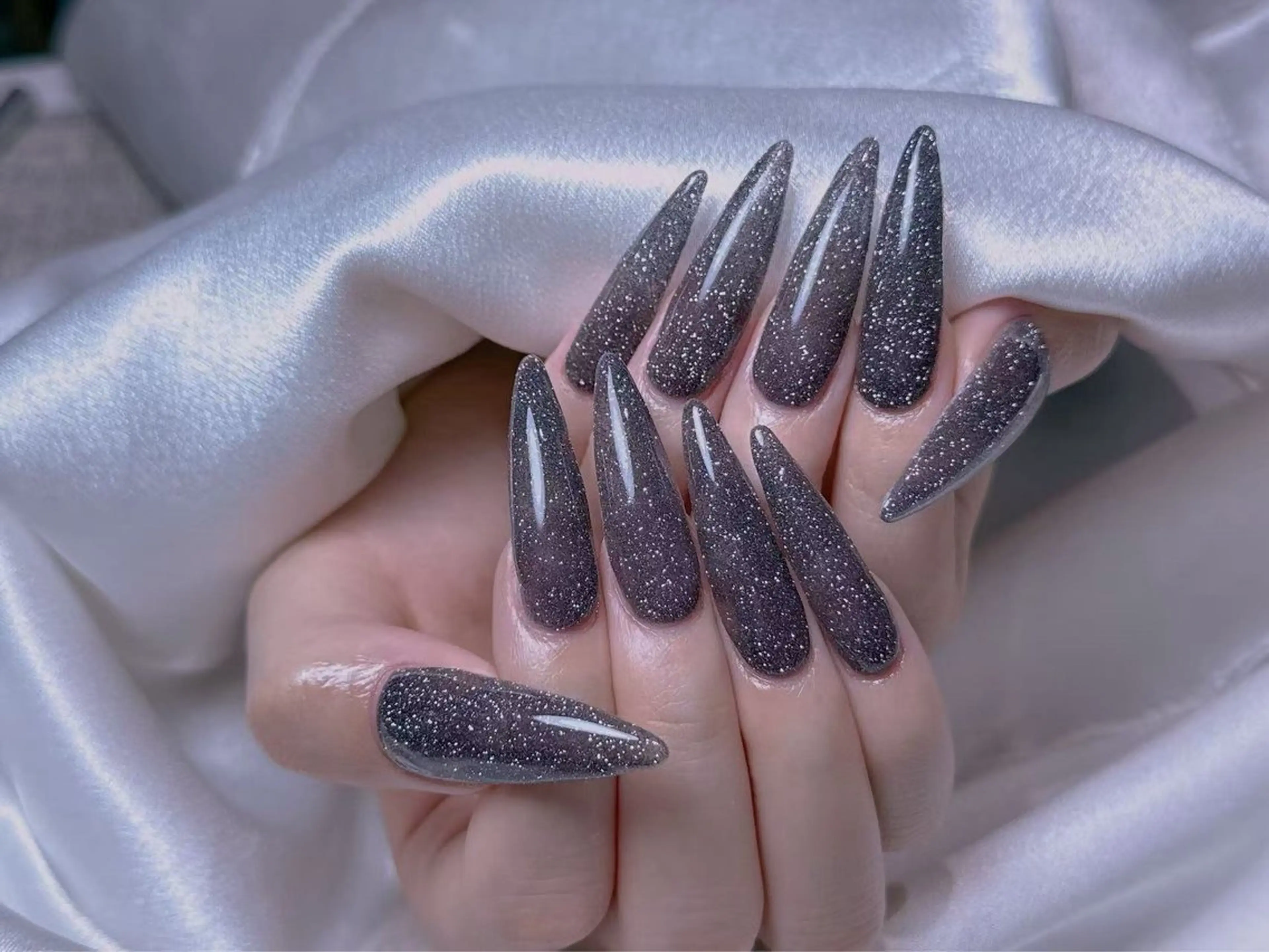 【ロングチップスカルプ】ワンカラーの写真