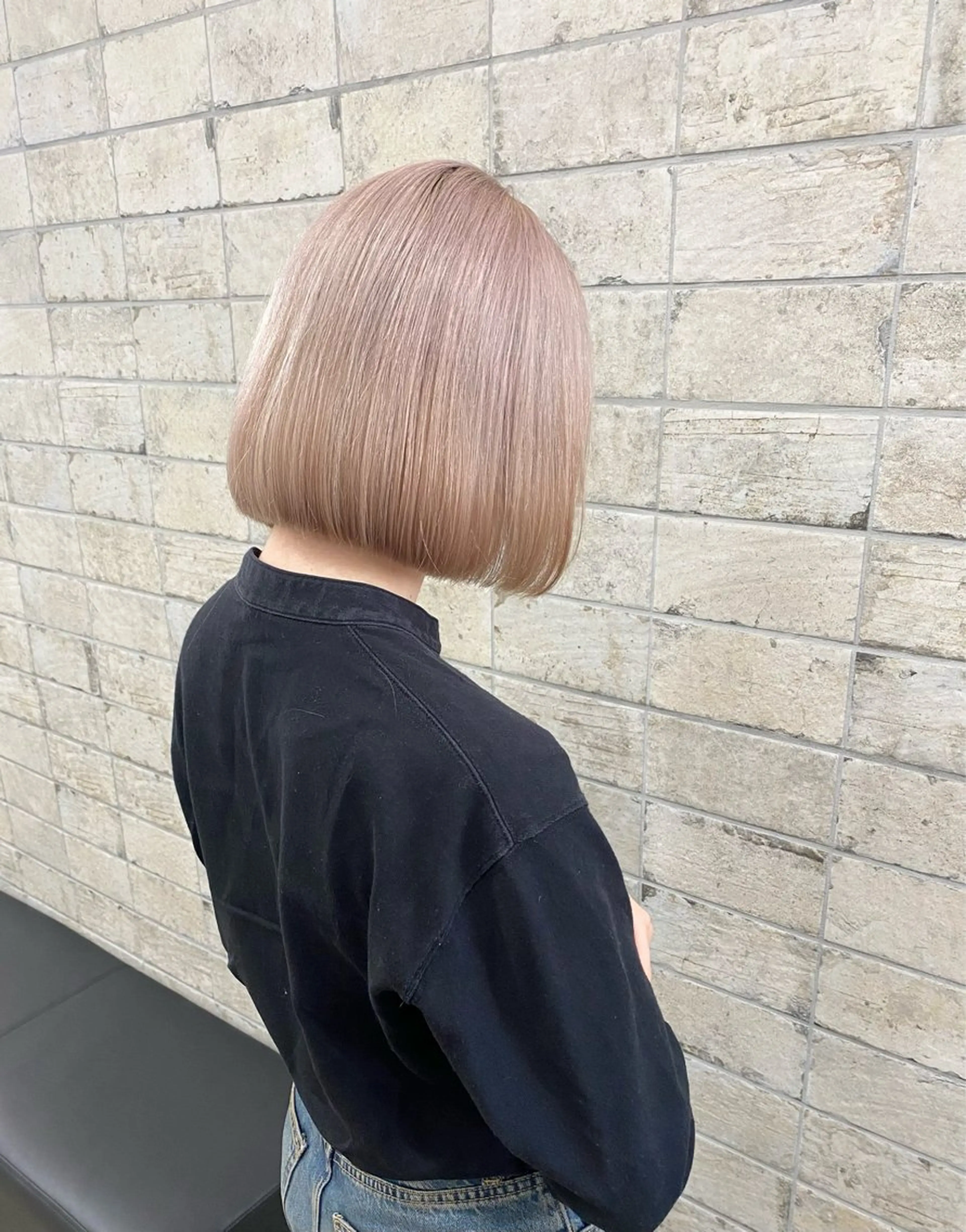 ショート カラー ベージュカラー ピンクカラー ピンクベージュ ヘアカラー 店長 奈須 雄紀のヘアスタイル