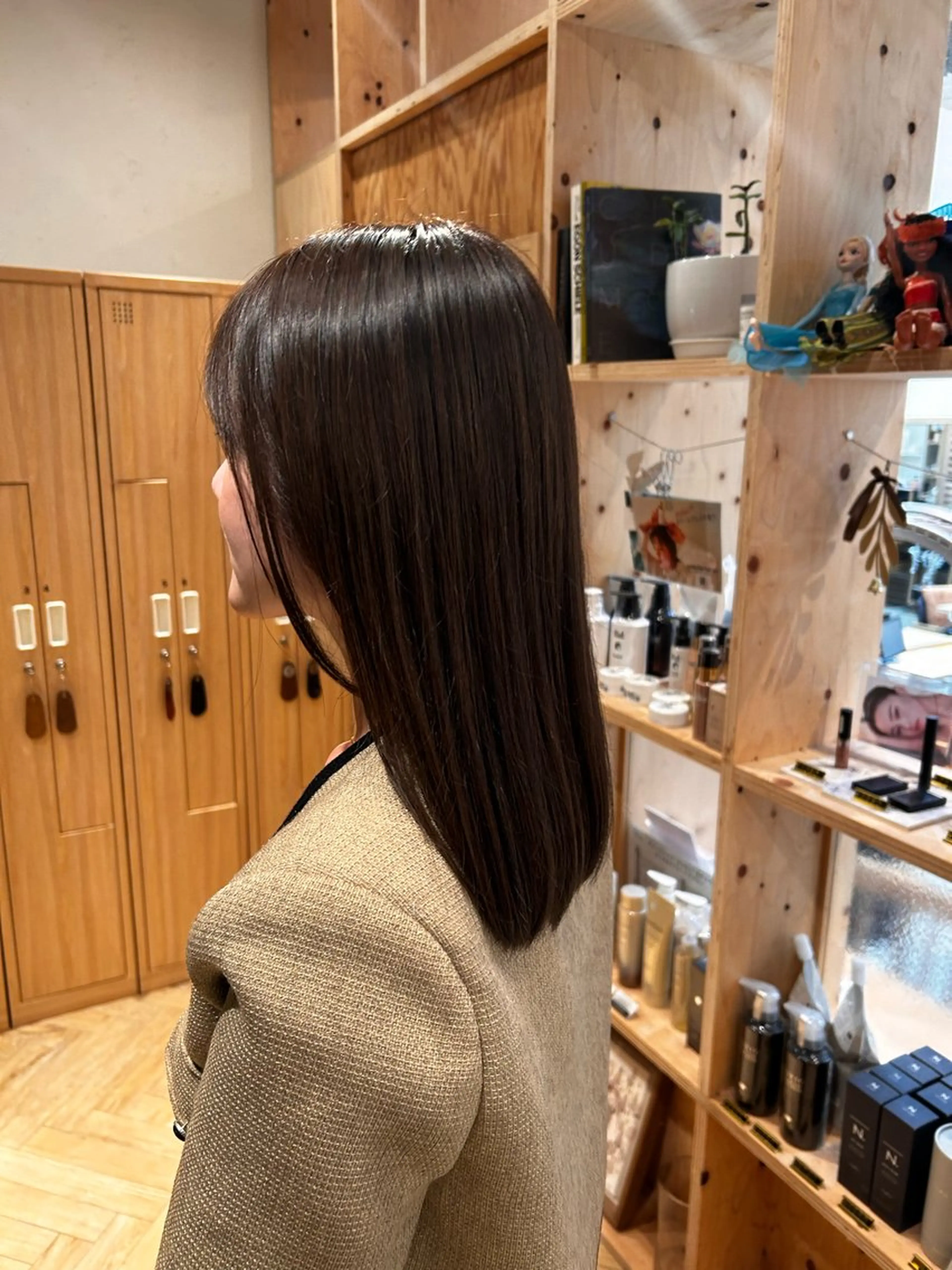 ミディアム トリートメント 酸熱トリートメント 透明感/ダブルカラー /kazui🐈のヘアスタイル