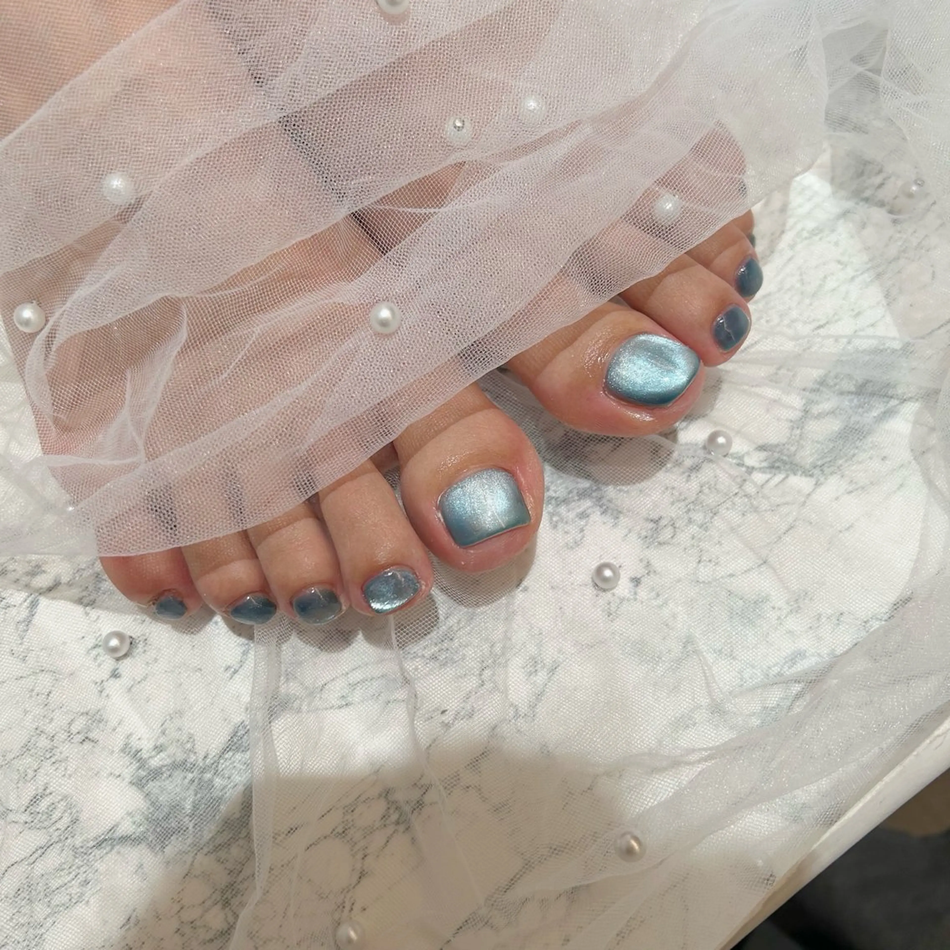 ネイル フットネイル マグネット/心斎橋 LoLo.カレラのネイルデザイン