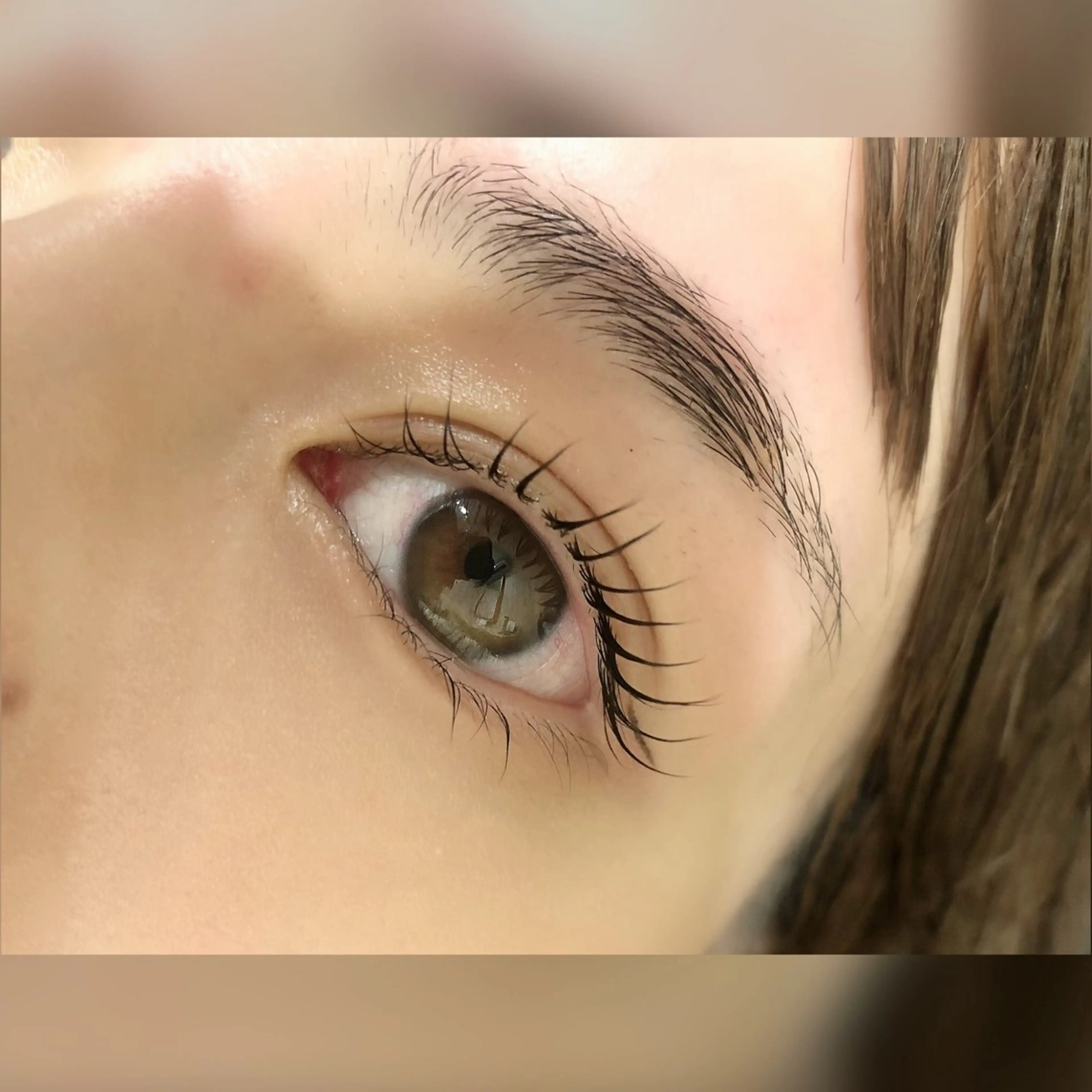 アイブロウワックス＆まつ毛パーマ(シャンプー付)の写真