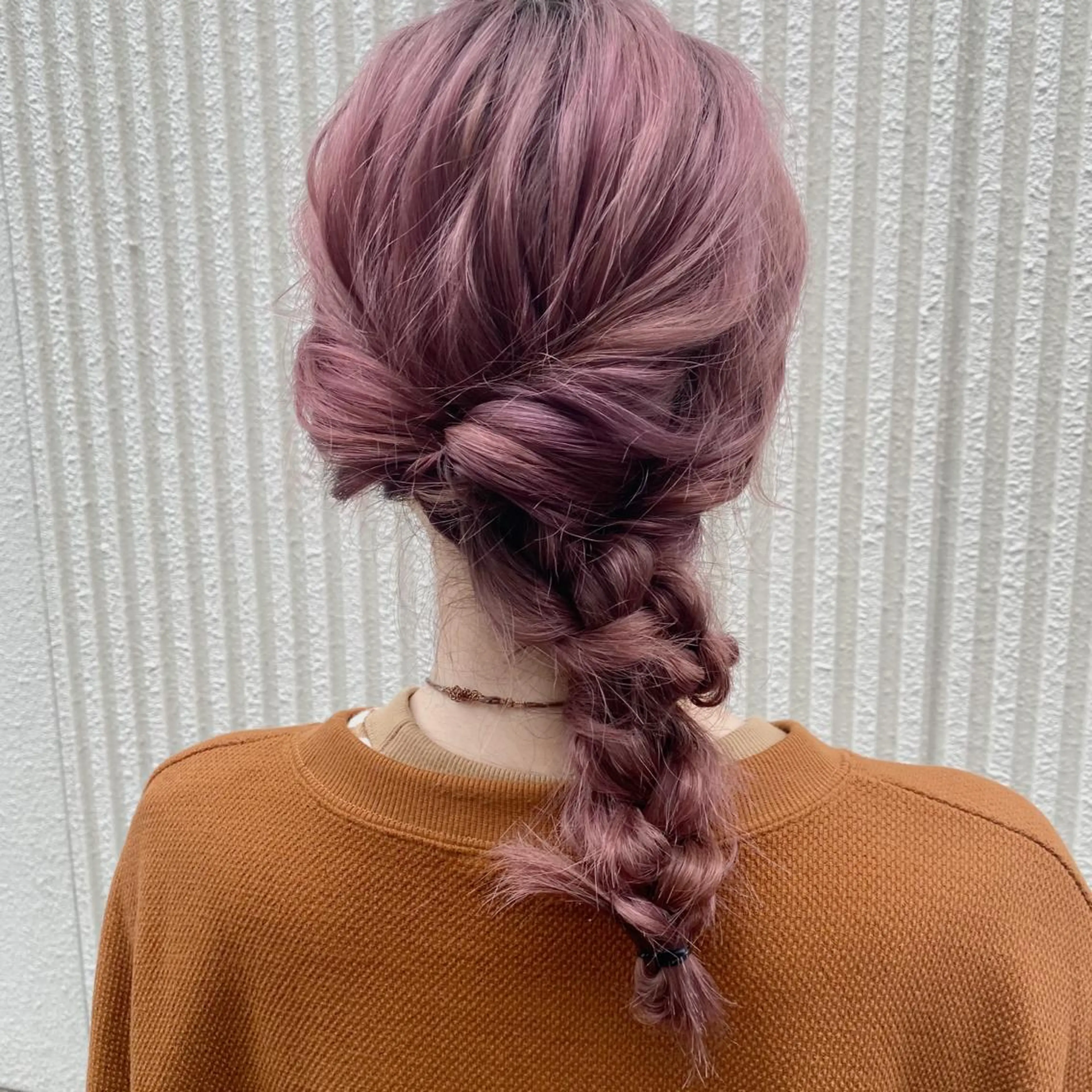 ロング カラー パーマ ヘアアレンジ メンズ 🍀髪質改善 ケアカラーrootsのヘアスタイル