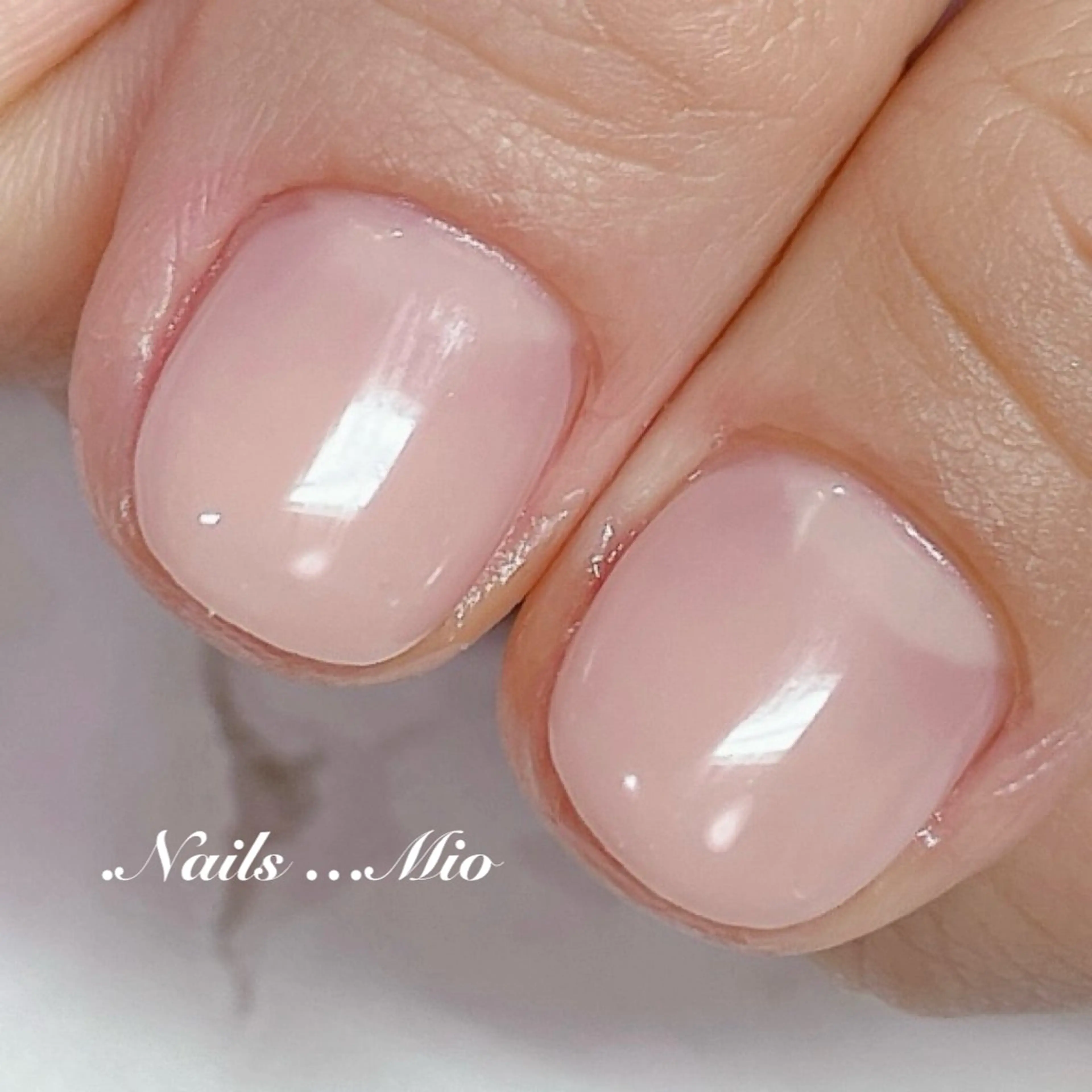 ネイル ジェルネイル ワンカラーネイル .Nails Mio 赤羽西ネイルサロンのネイルデザイン