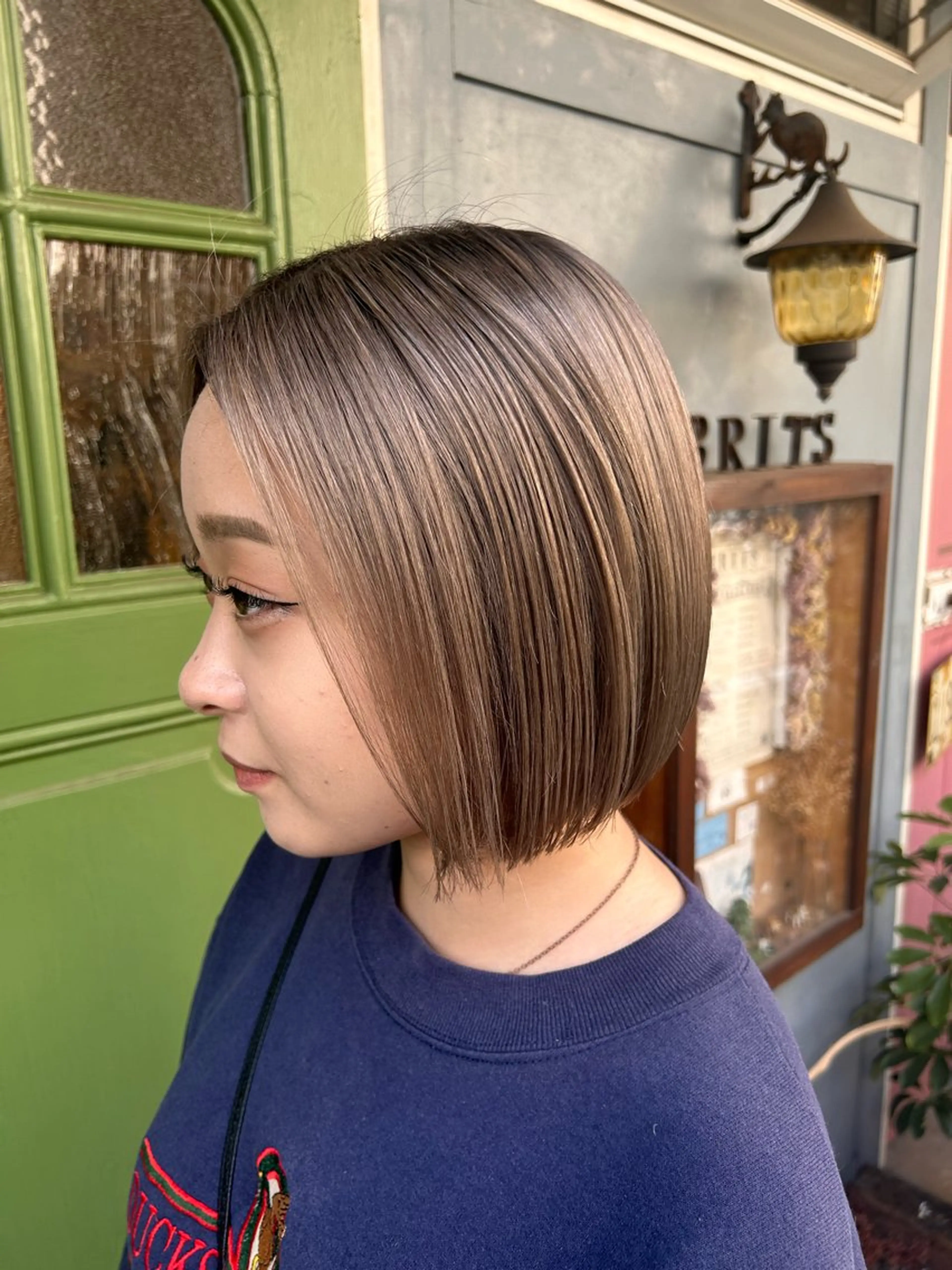 ショート カラー ヘアカラー トリートメント 清水千優/パーマ/透 明感カラー/メンズのヘアスタイル