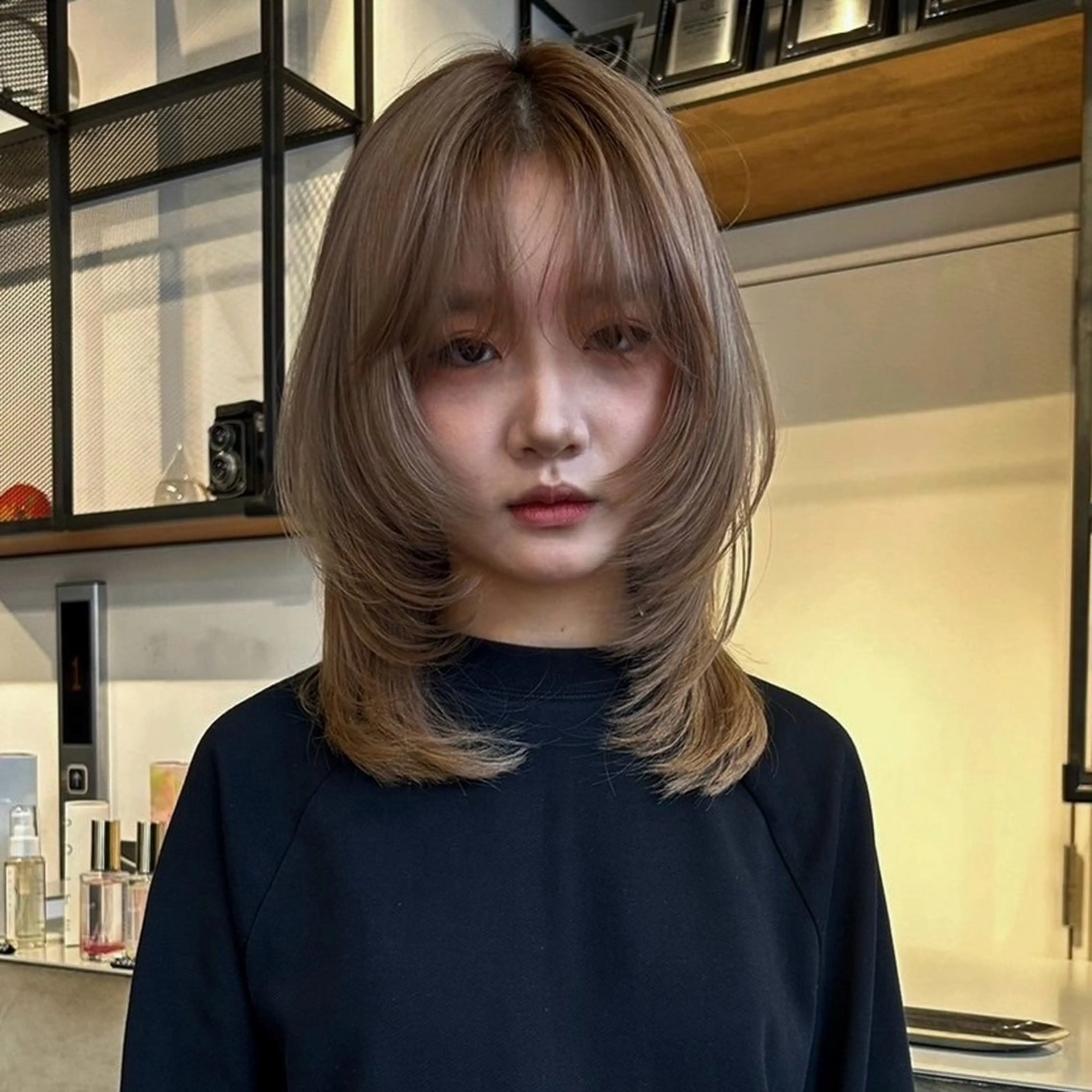 カラー ベージュカラー ハイトーンカラー ヘアカラー FILMS /香楓のヘアスタイル