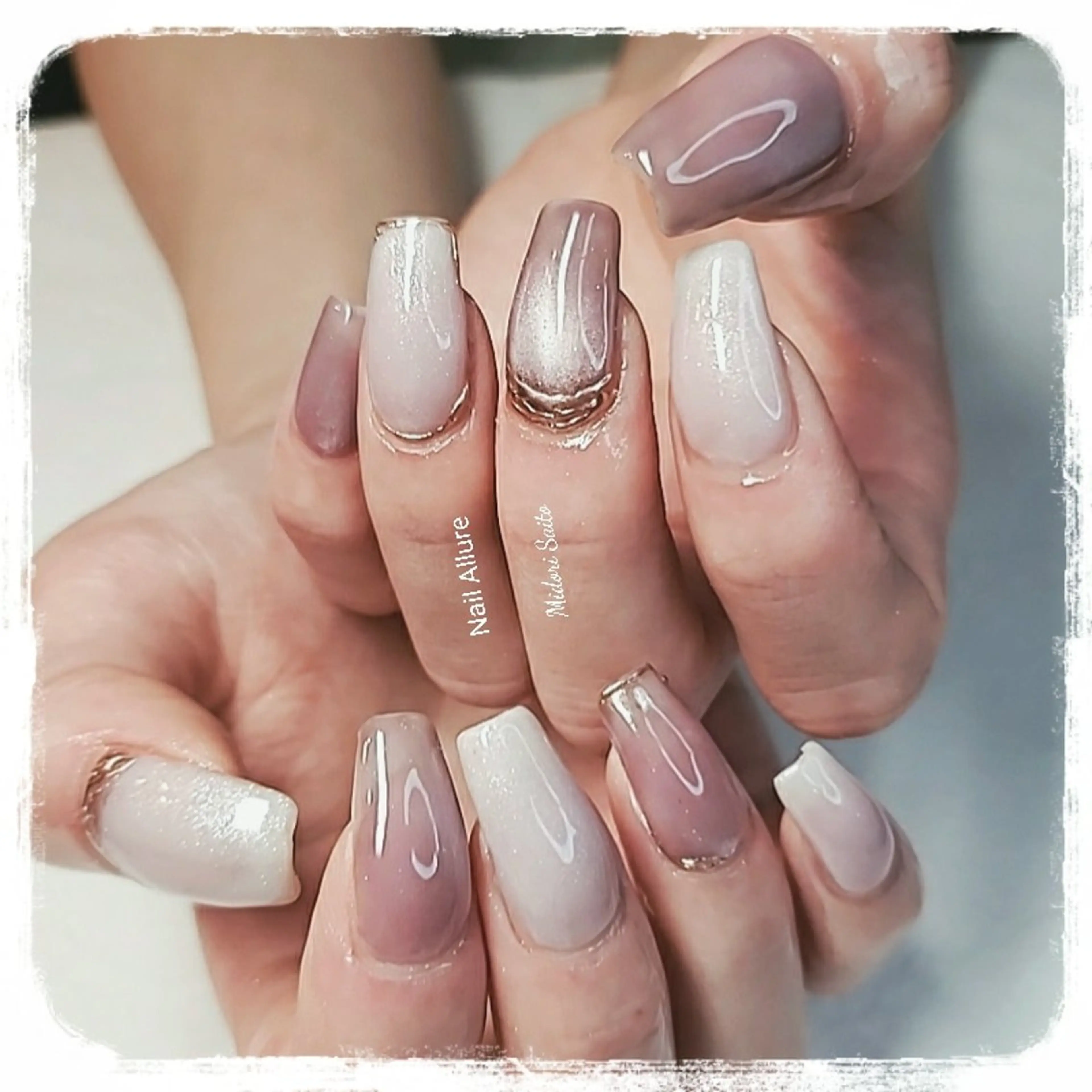 ネイル ジェルネイル ニュアンスネイル スカルプネイル Nail Allure(ネイル アルーア)所属・Nail Allureのネイルデザイン