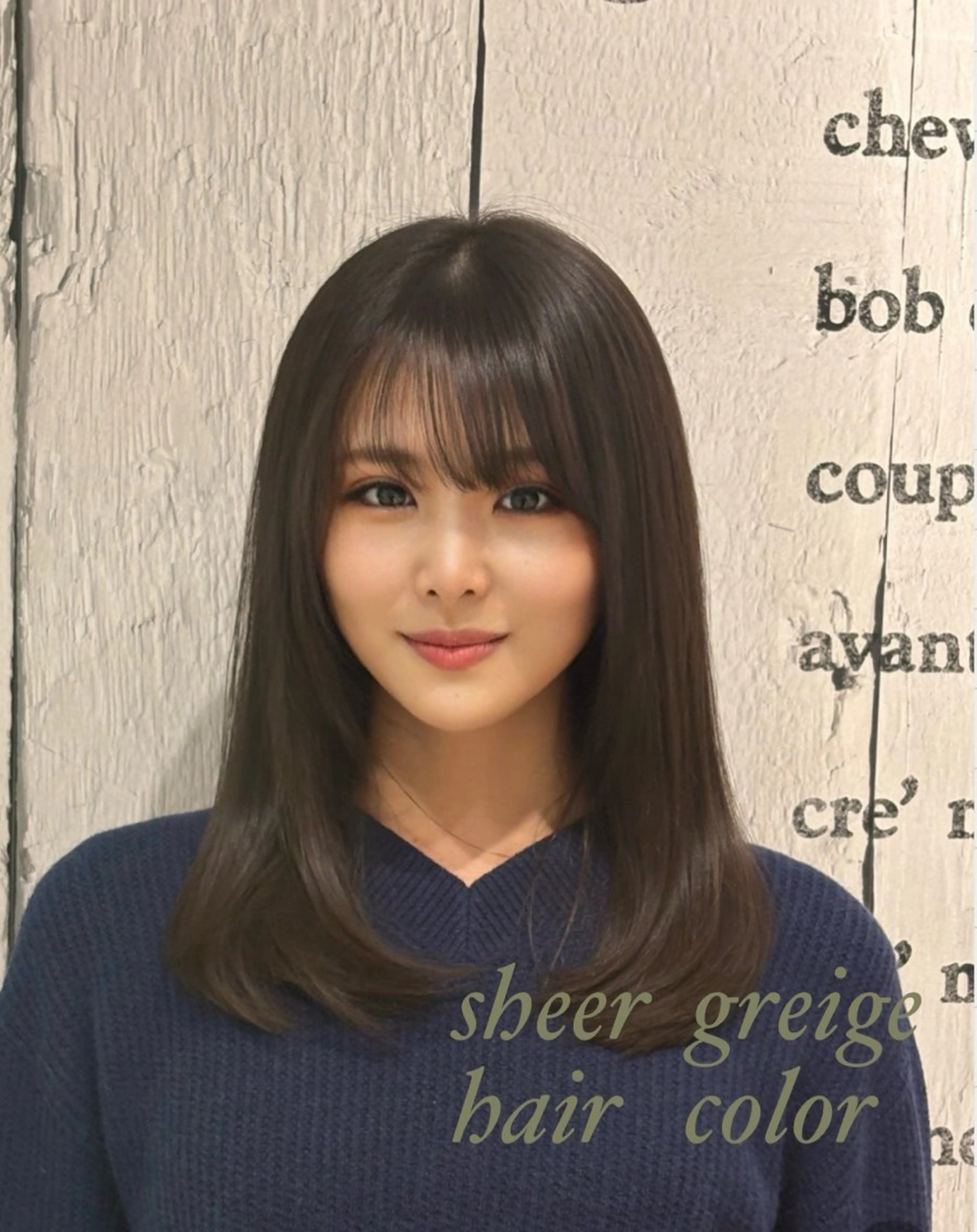 セミロング カラー M.SLASH 辻 孝志のヘアスタイル