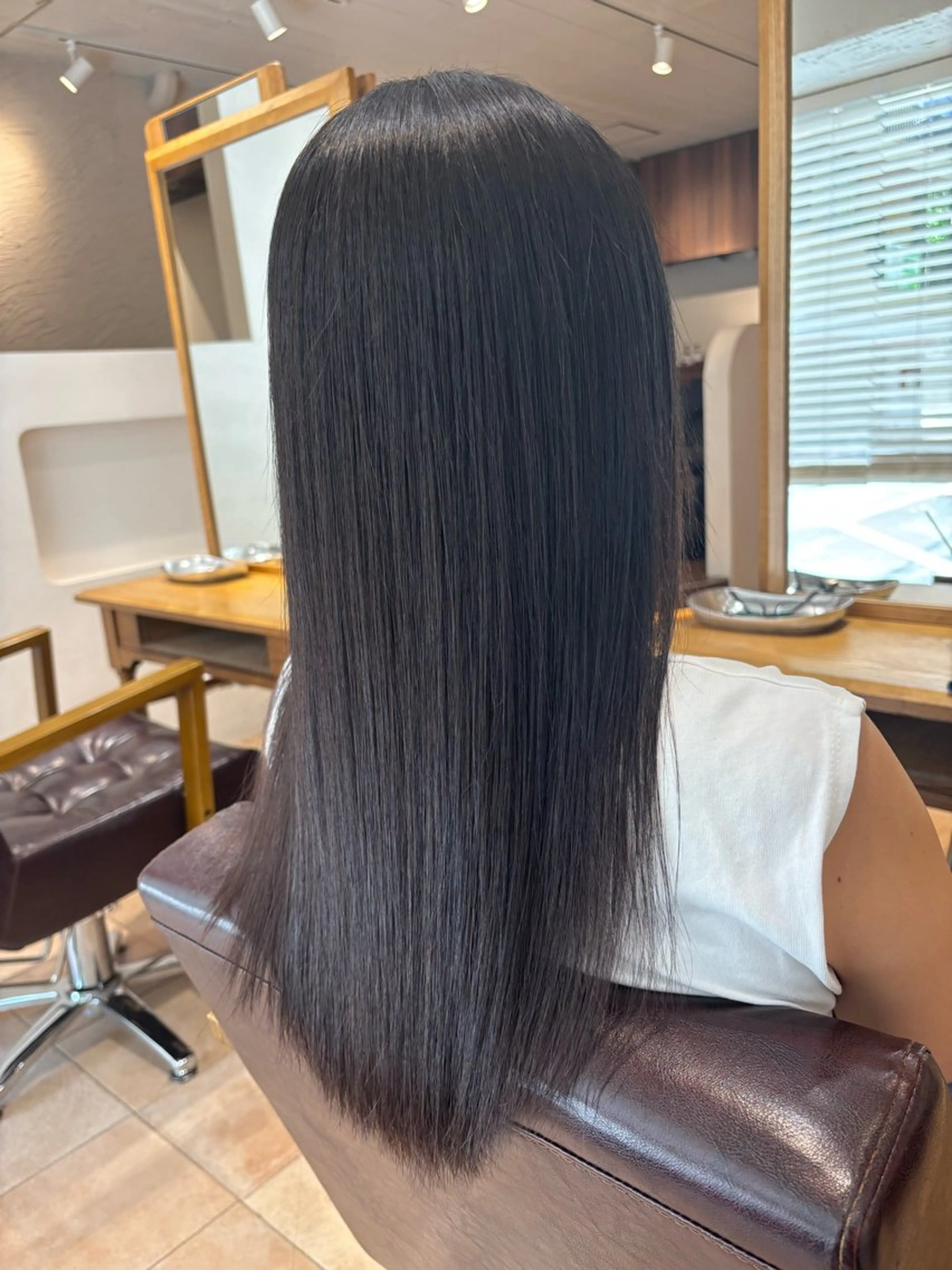 ロング 縮毛矯正 縮毛矯正 🌈透明感カラー🌈 🌟吉田祐介🌟のヘアスタイル