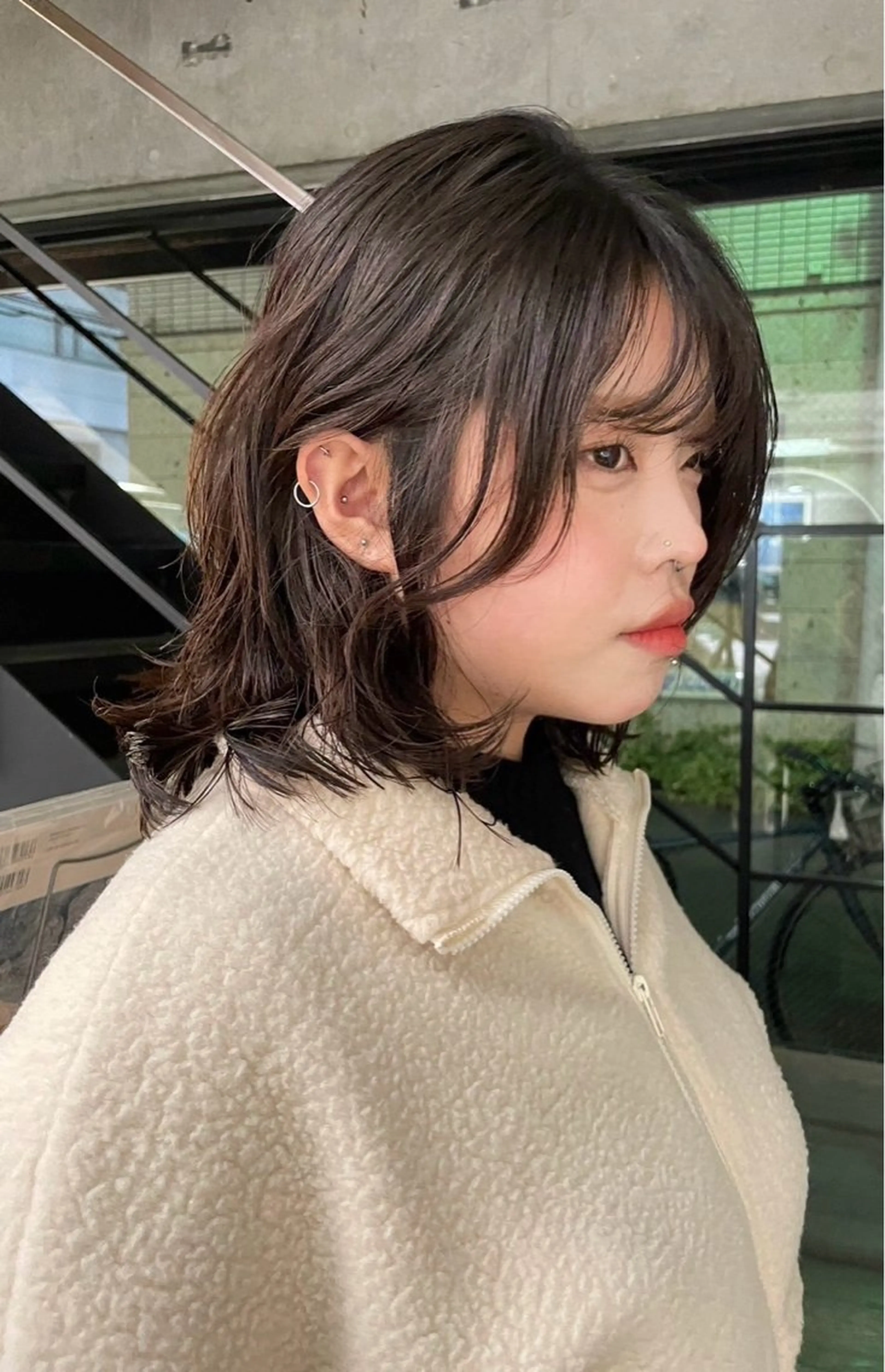 ミディアム パーマ boy  HAIR SALON所属・ayuka boyのヘアスタイル