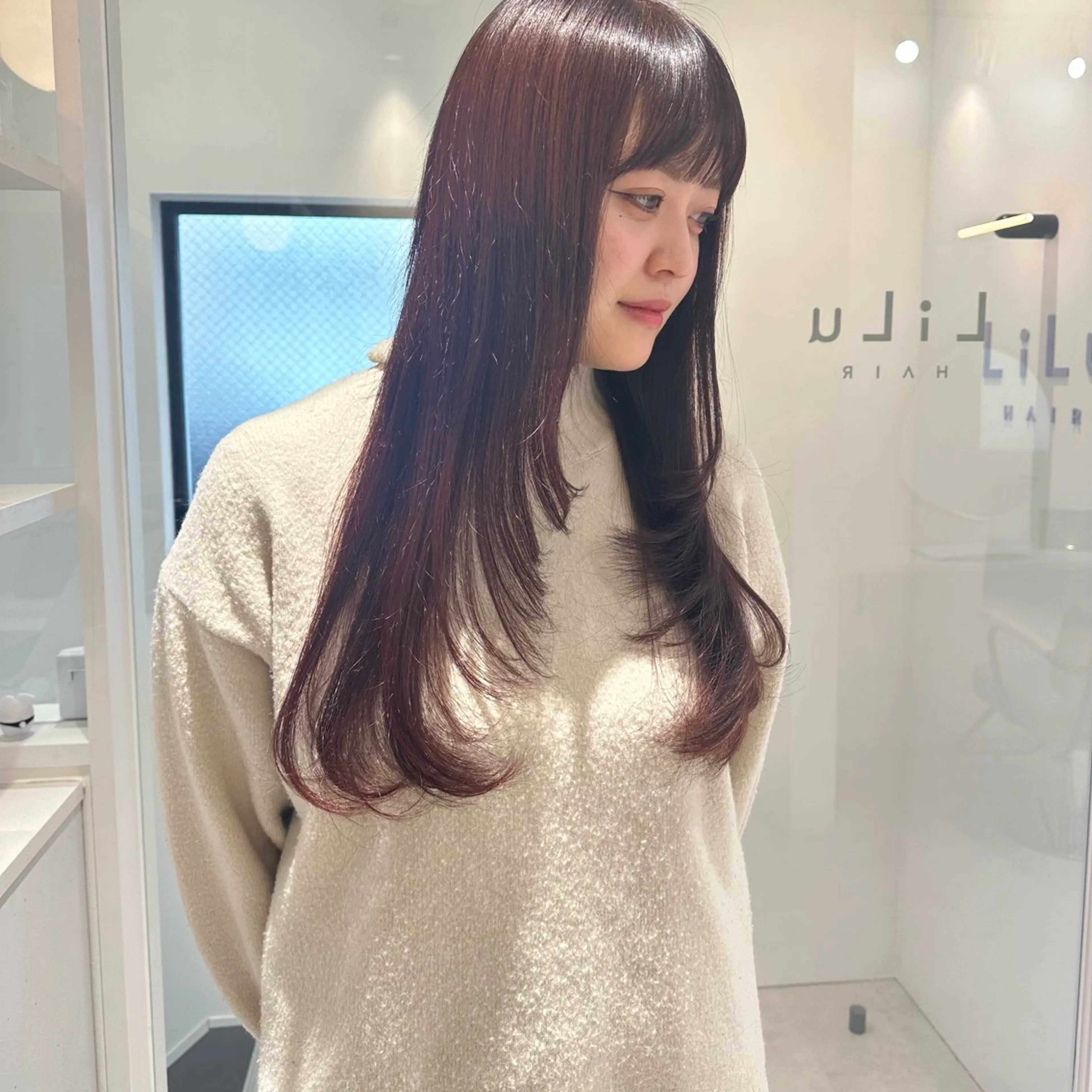 ロング カラー お洒落パーマ/ 艶カラー/michiのヘアスタイル