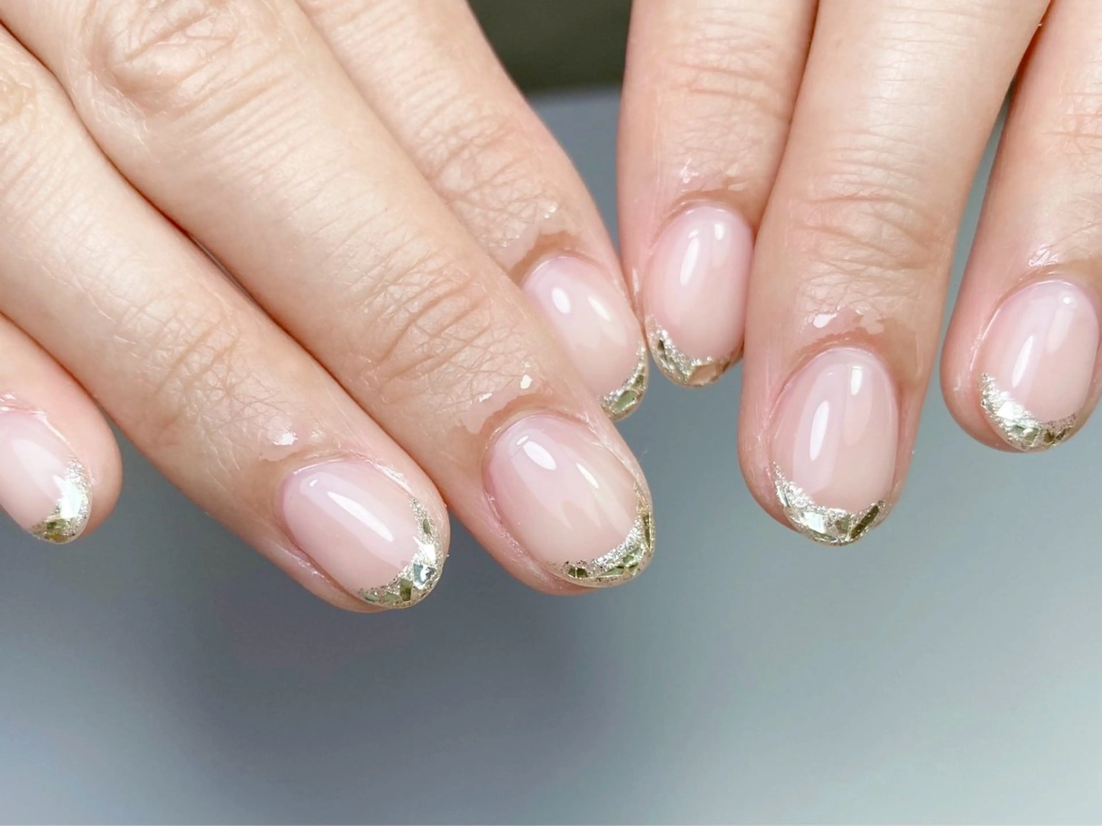 ネイル フレンチネイル ガラスフレンチ Nail Calla Lily所属・Calla Lily 高橋のネイルデザイン