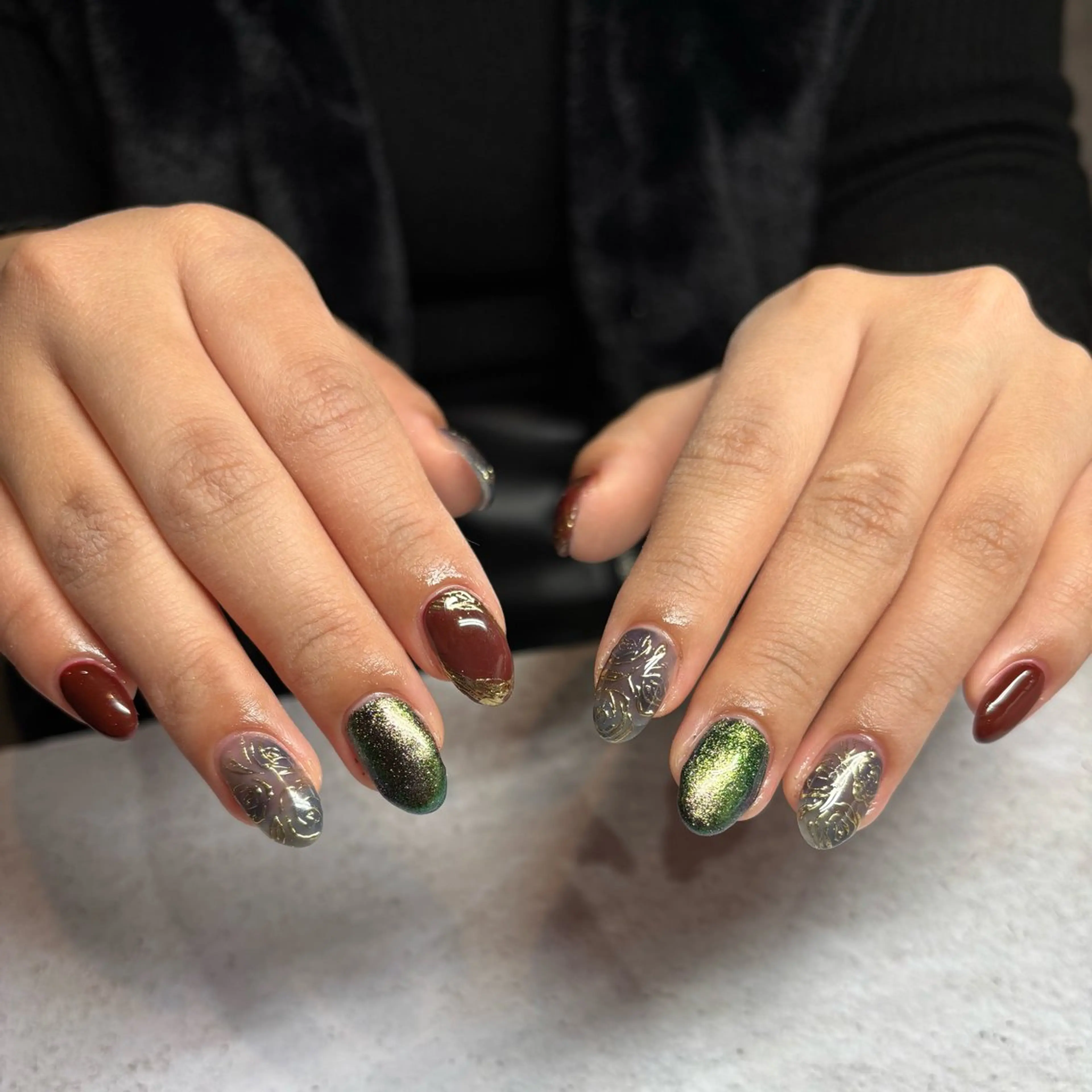 ネイル Lusso🍃 Ayaneのネイルデザイン