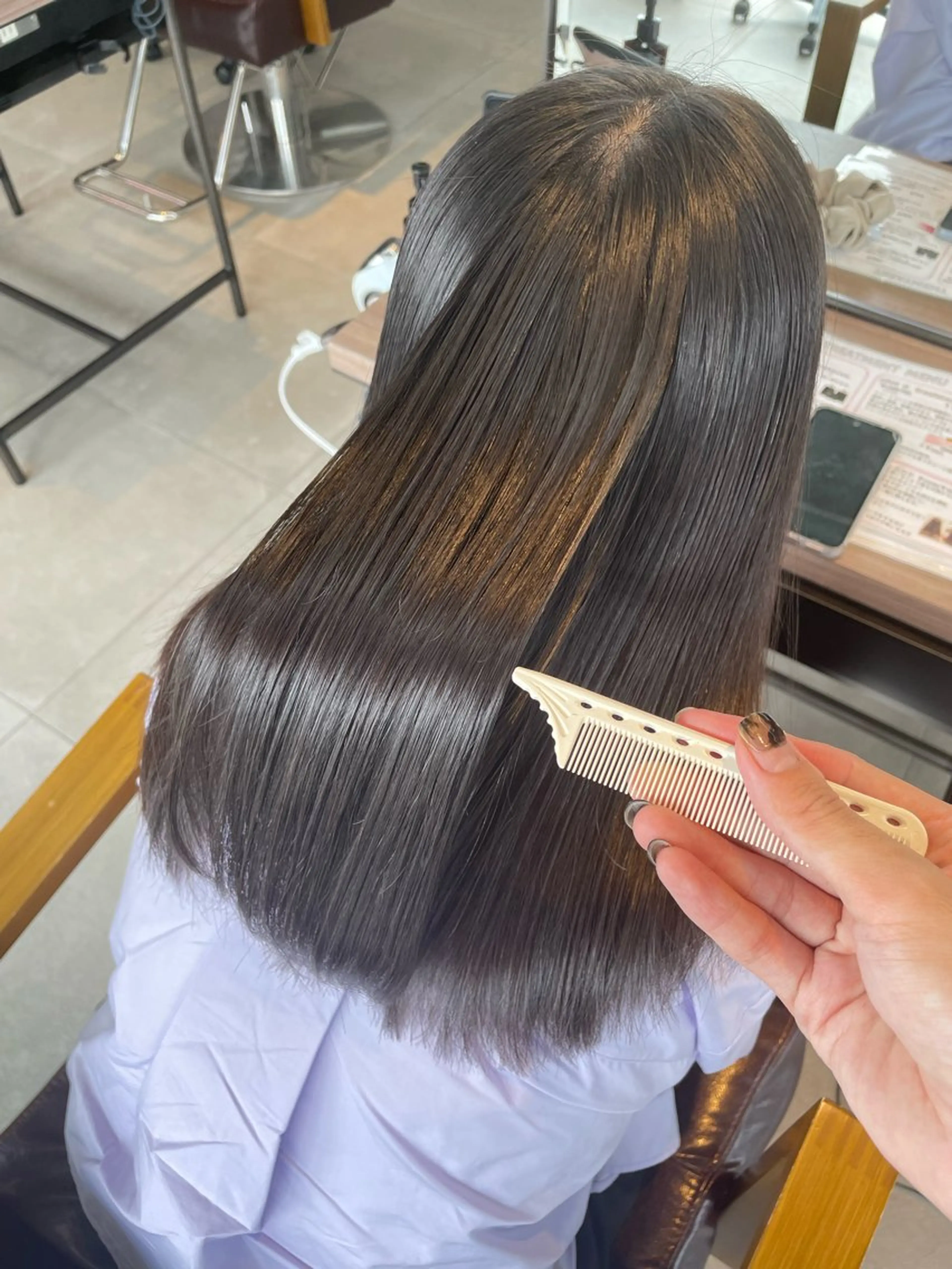 セミロング 辻堂メンズ特化 YU-YAのヘアスタイル